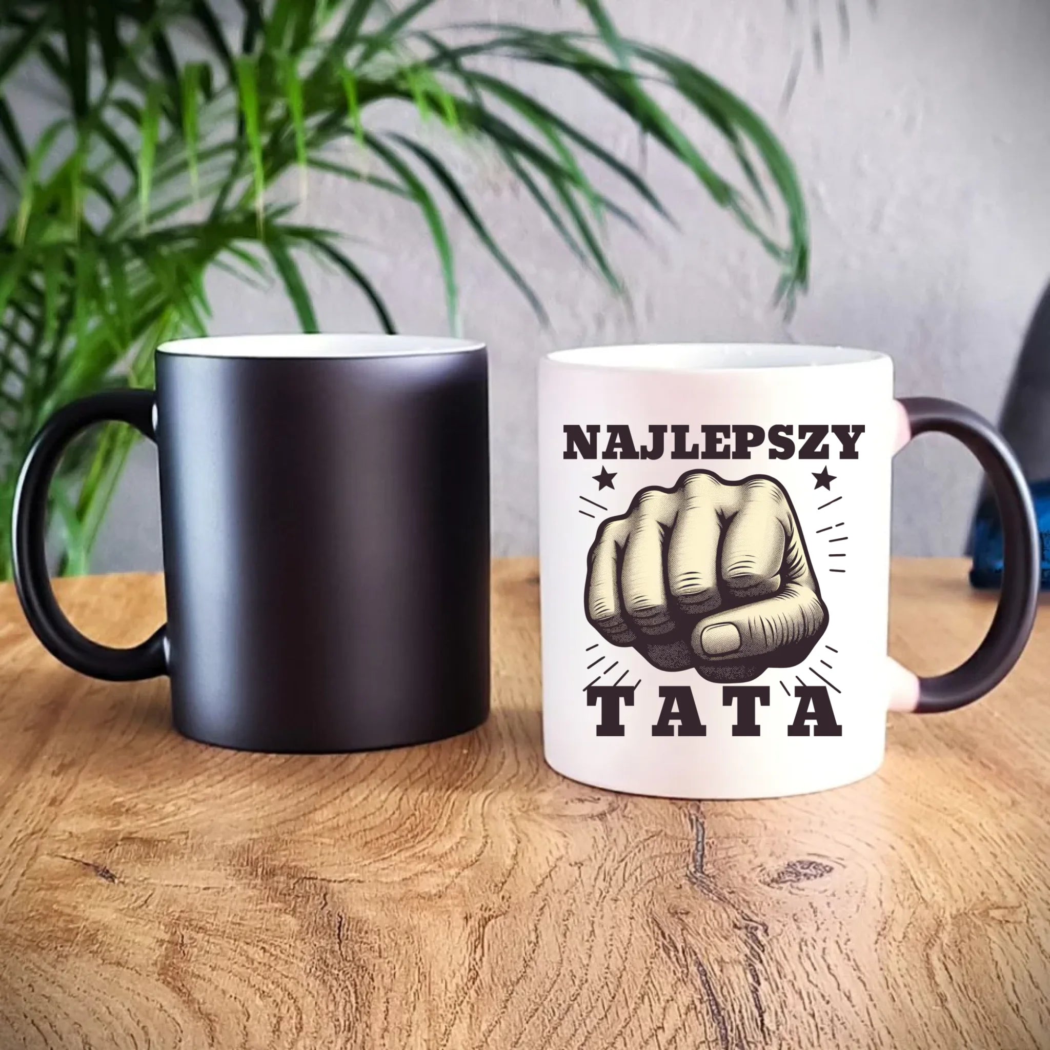 Kubek magiczny dla taty - Najlepszy tata DT22 - StoryCups.pl