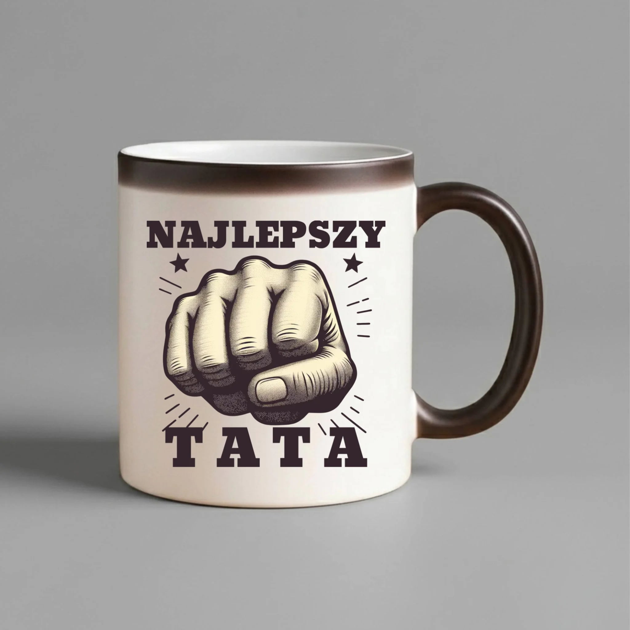 Kubek magiczny dla taty - Najlepszy tata DT22 - StoryCups.pl