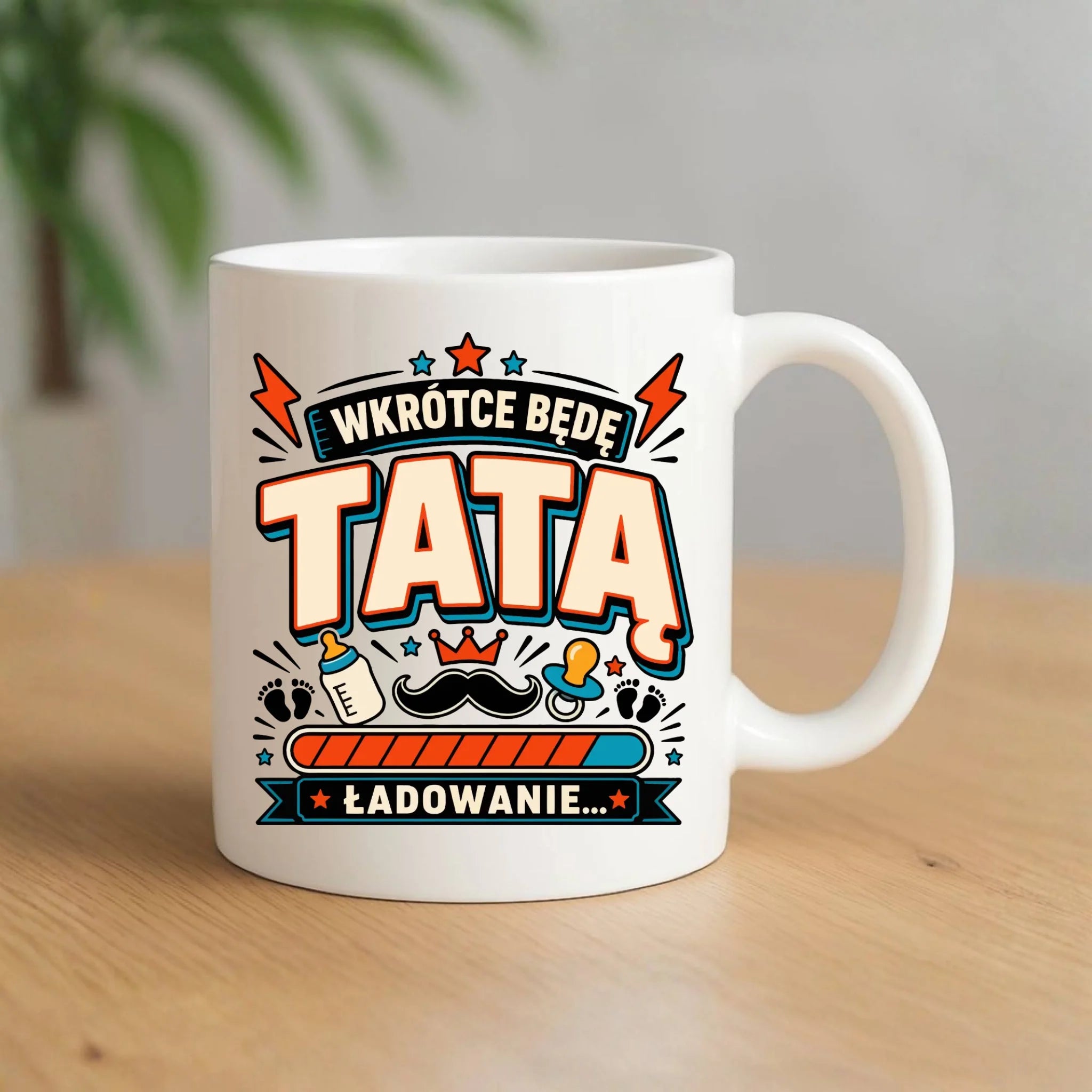 Kubek dla przyszłego taty - Wkrótce będę tatą DT23 - StoryCups.pl