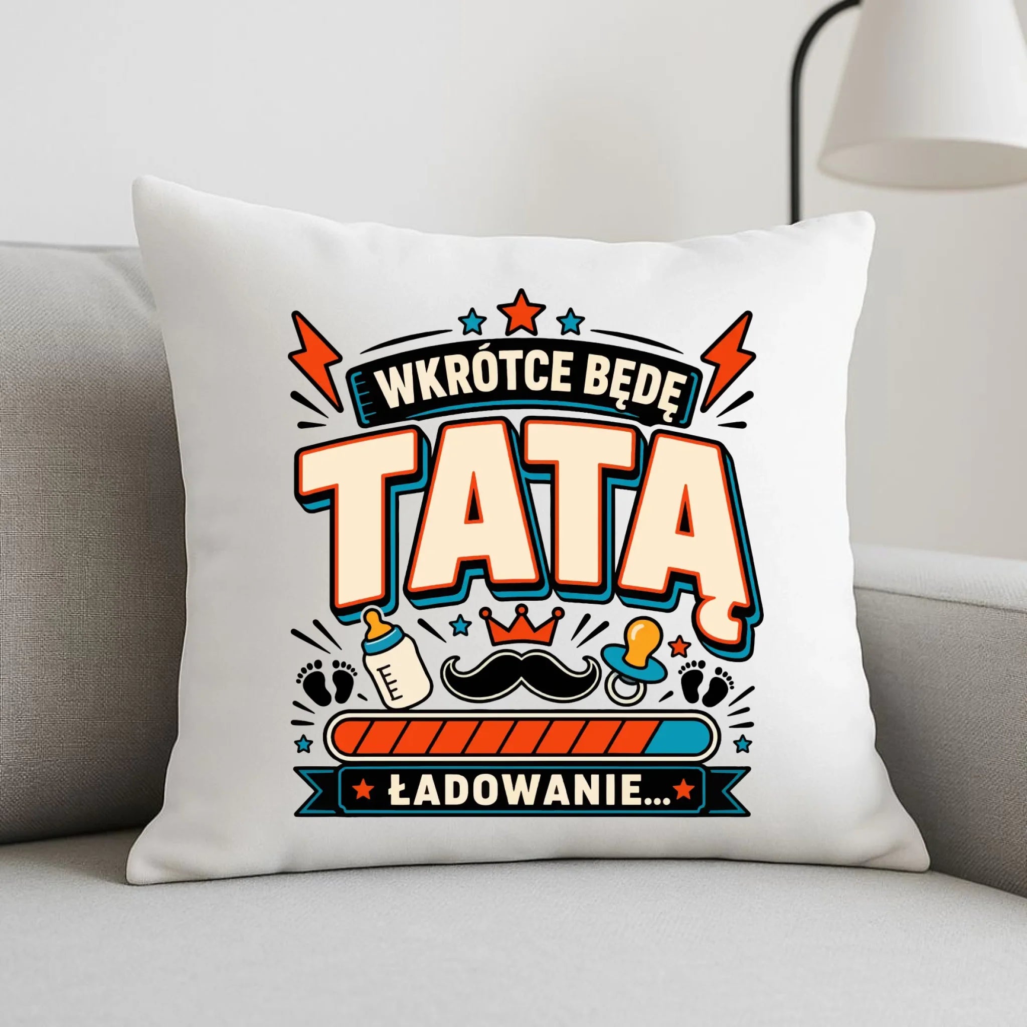Poduszka dla przyszłego taty - Wkrótce będę tatą DT23 - StoryCups.pl