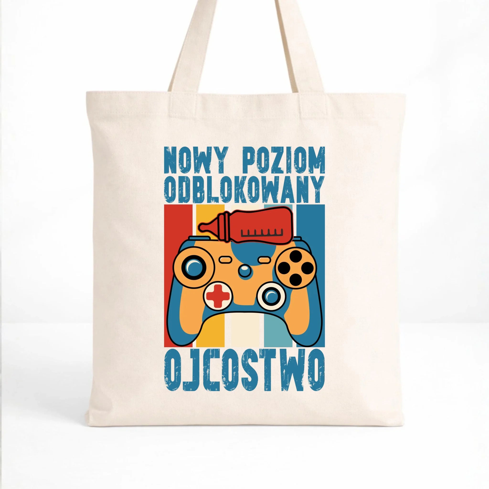 Torba dla młodego taty gamera - Nowy poziom odblokowany DT24 - StoryCups.pl