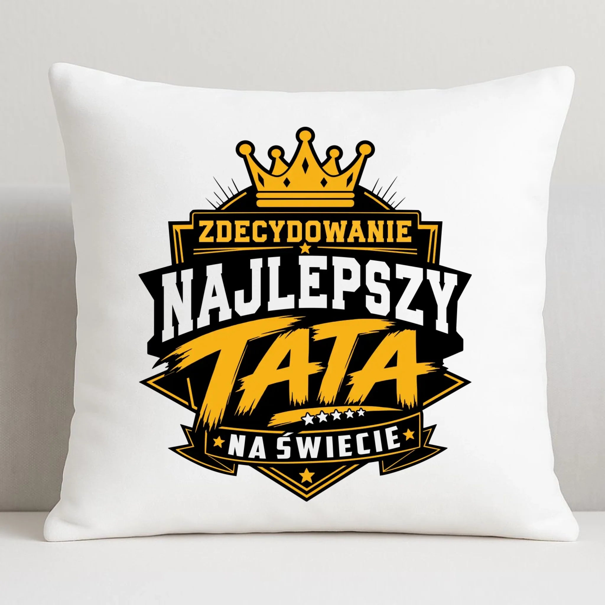 Poduszka dla taty - Zdecydowanie najlepszy tata na Świecie DT25 - StoryCups.pl