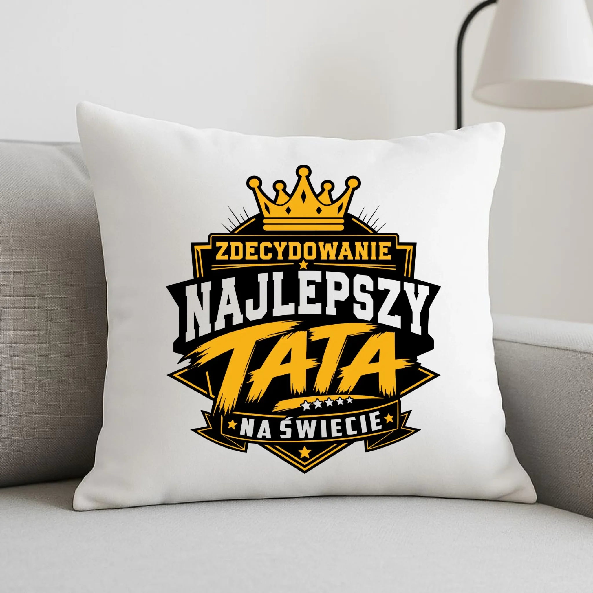 Poduszka dla taty - Zdecydowanie najlepszy tata na Świecie DT25 - StoryCups.pl