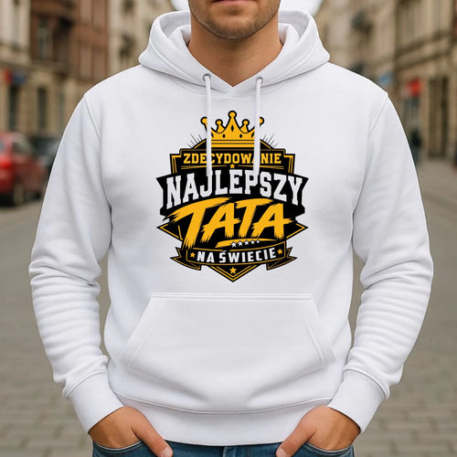 Bluza z kapturem dla taty - Zdecydowanie najlepszy tata na Świecie DT25 - StoryCups.pl