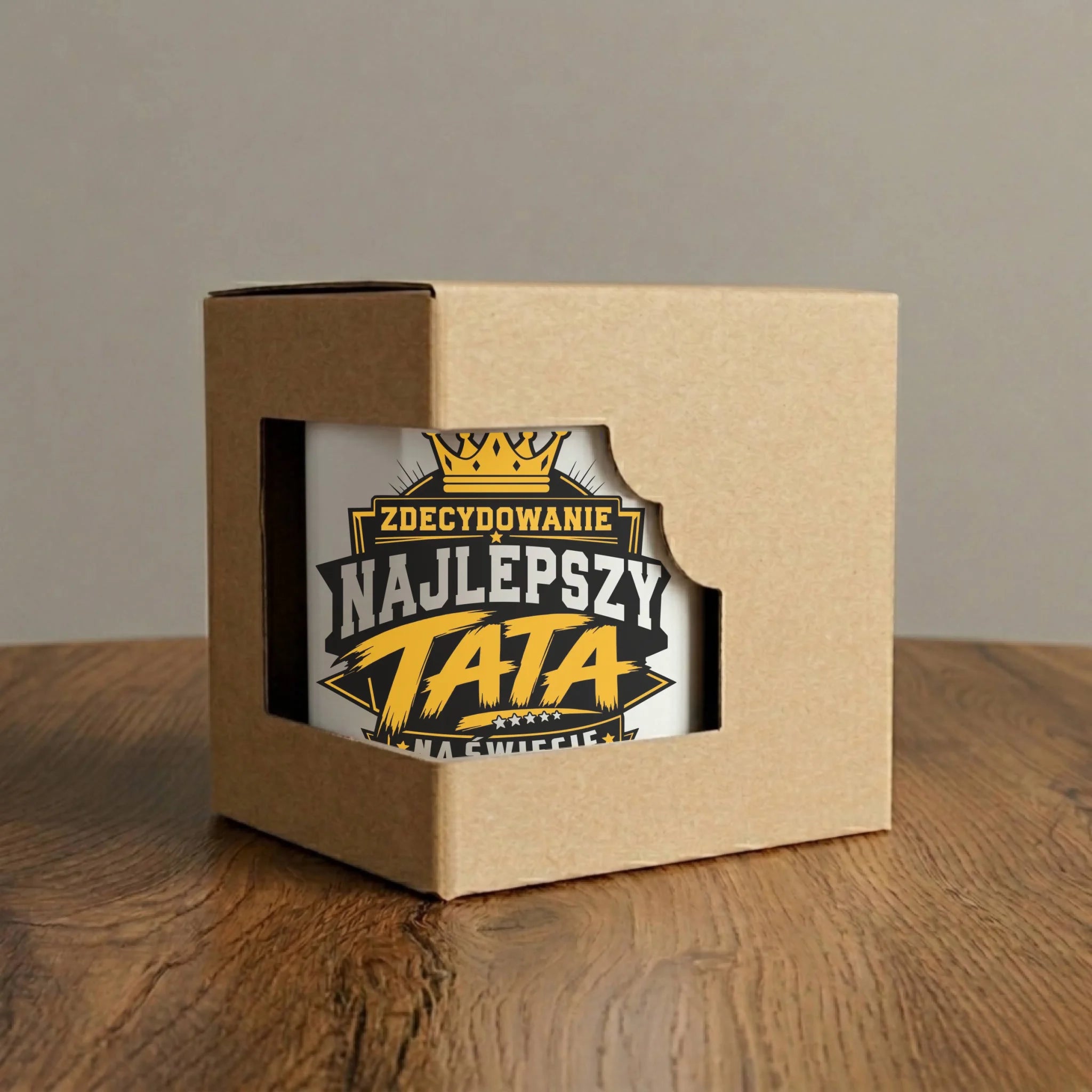 Kubek elegant dla taty - Zdecydowanie najlepszy tata na Świecie DT25 - StoryCups.pl