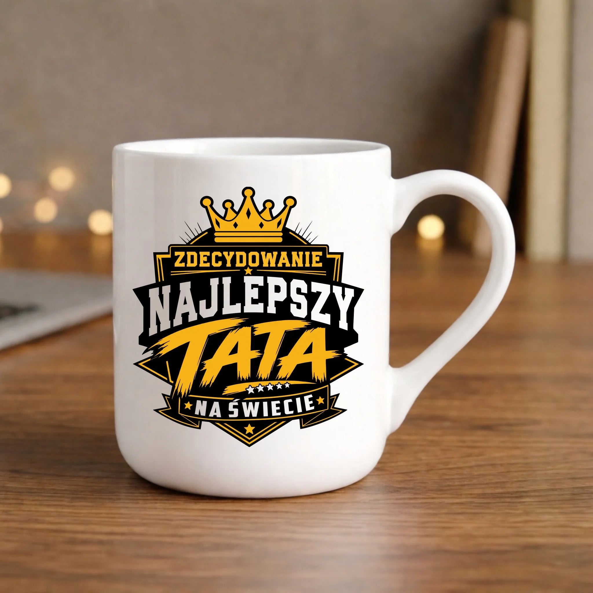 Kubek elegant dla taty - Zdecydowanie najlepszy tata na Świecie DT25 - StoryCups.pl