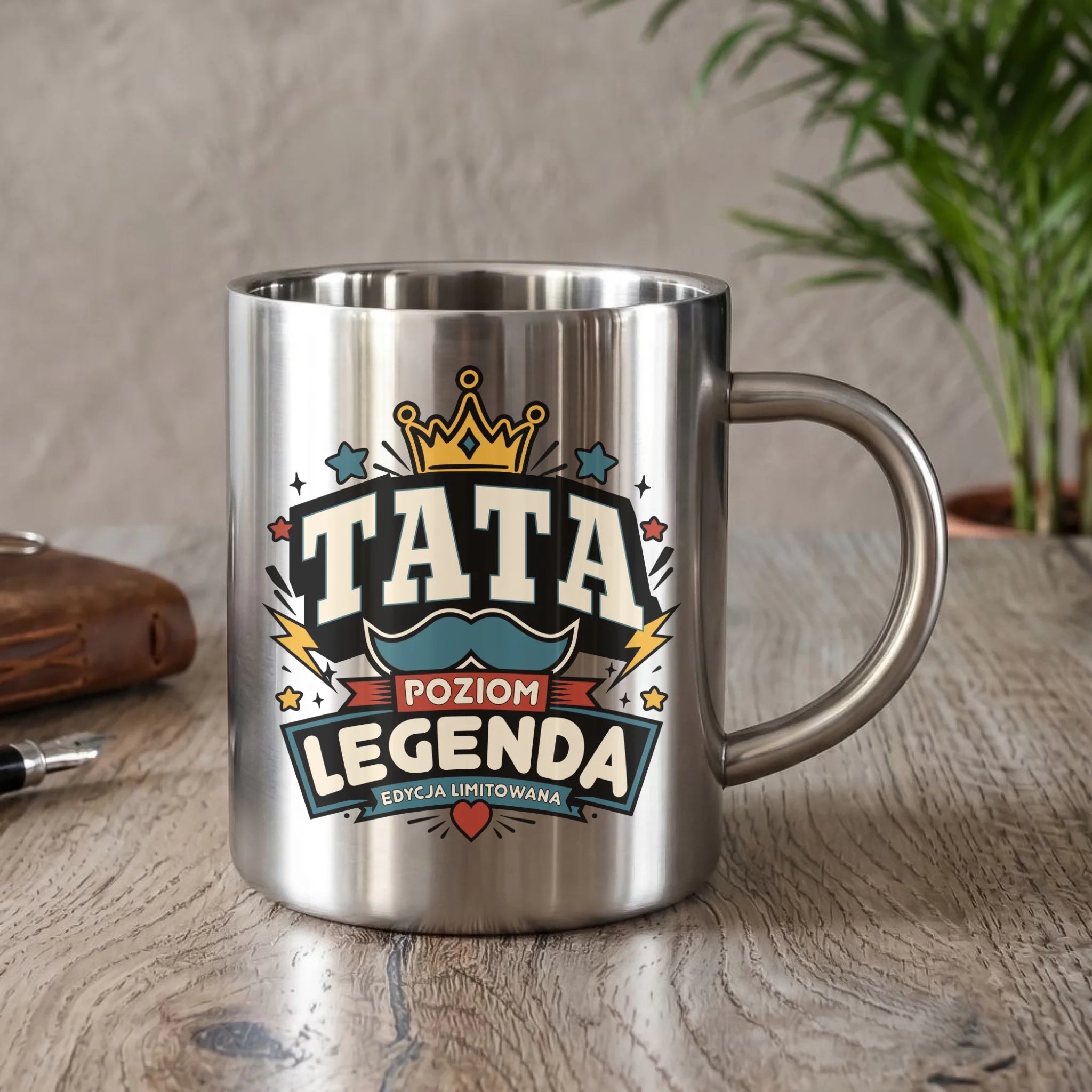 Kubek turystyczny dla taty - Legenda Edycja Limitowana DT26 - StoryCups.pl