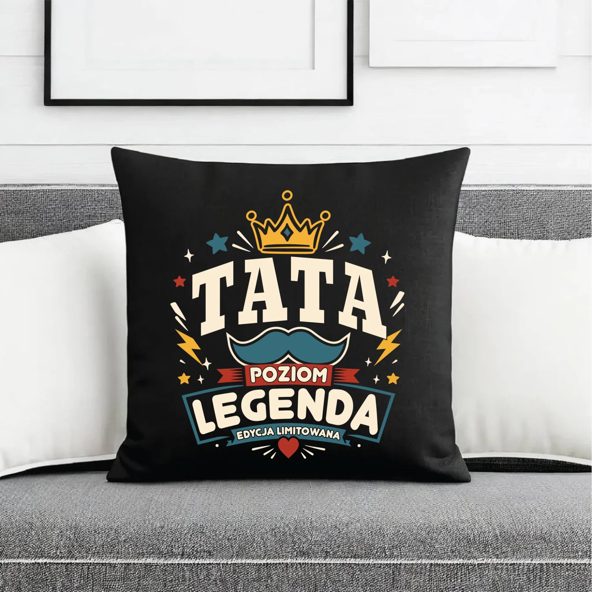 Poduszka dekoracyjna dla taty - Legenda Edycja Limitowana DT26 - StoryCups.pl