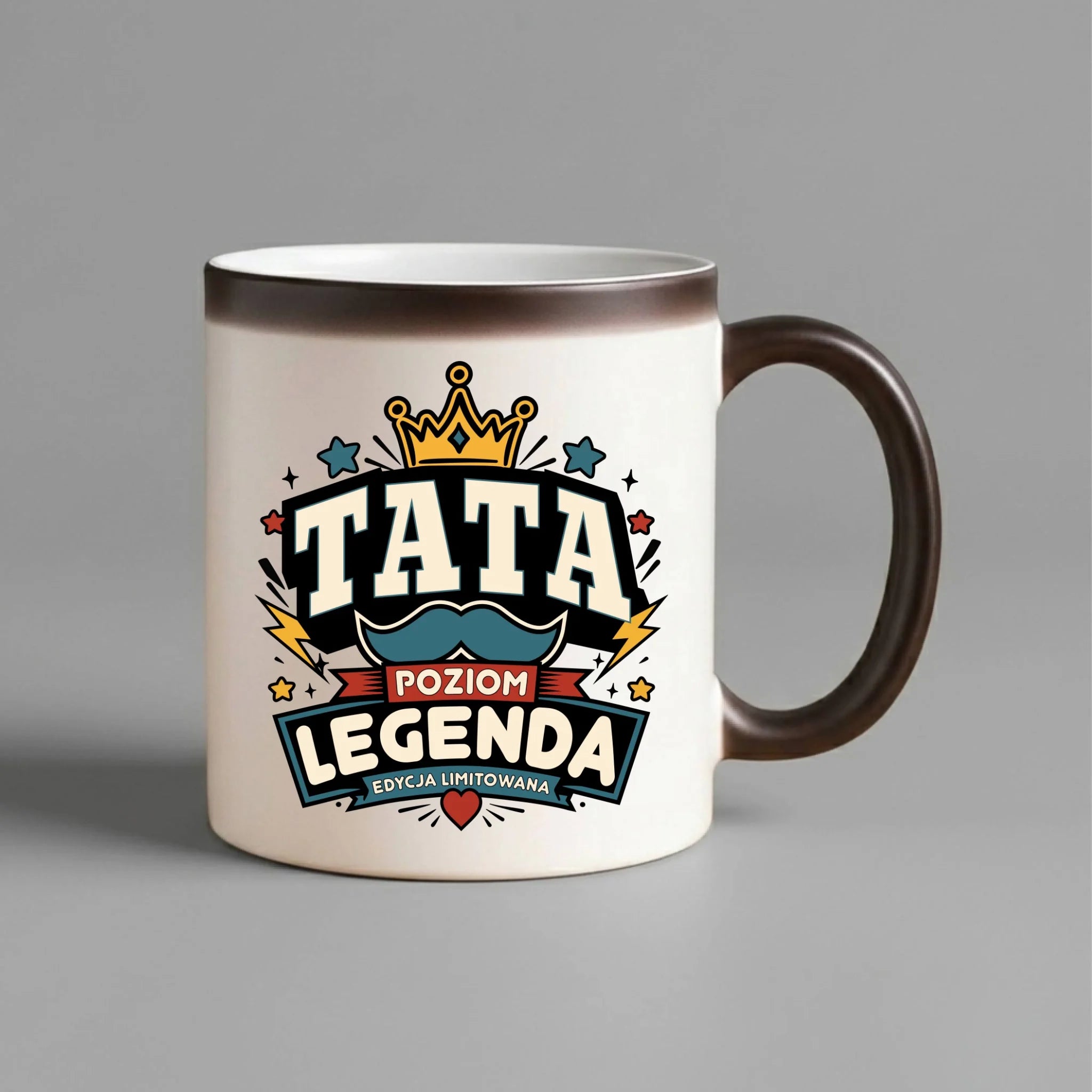 Kubek magiczny dla taty - Legenda Edycja Limitowana DT26 - StoryCups.pl