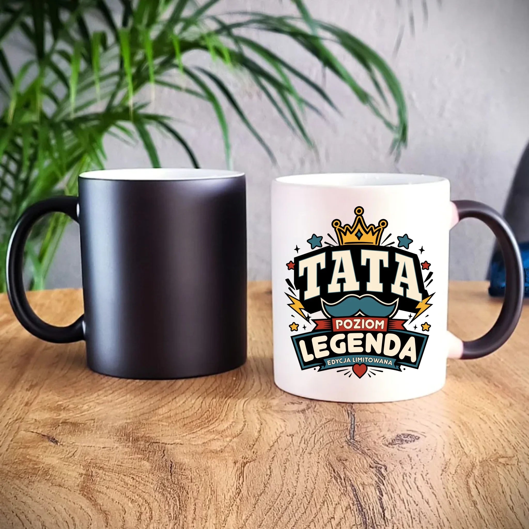 Kubek magiczny dla taty - Legenda Edycja Limitowana DT26 - StoryCups.pl