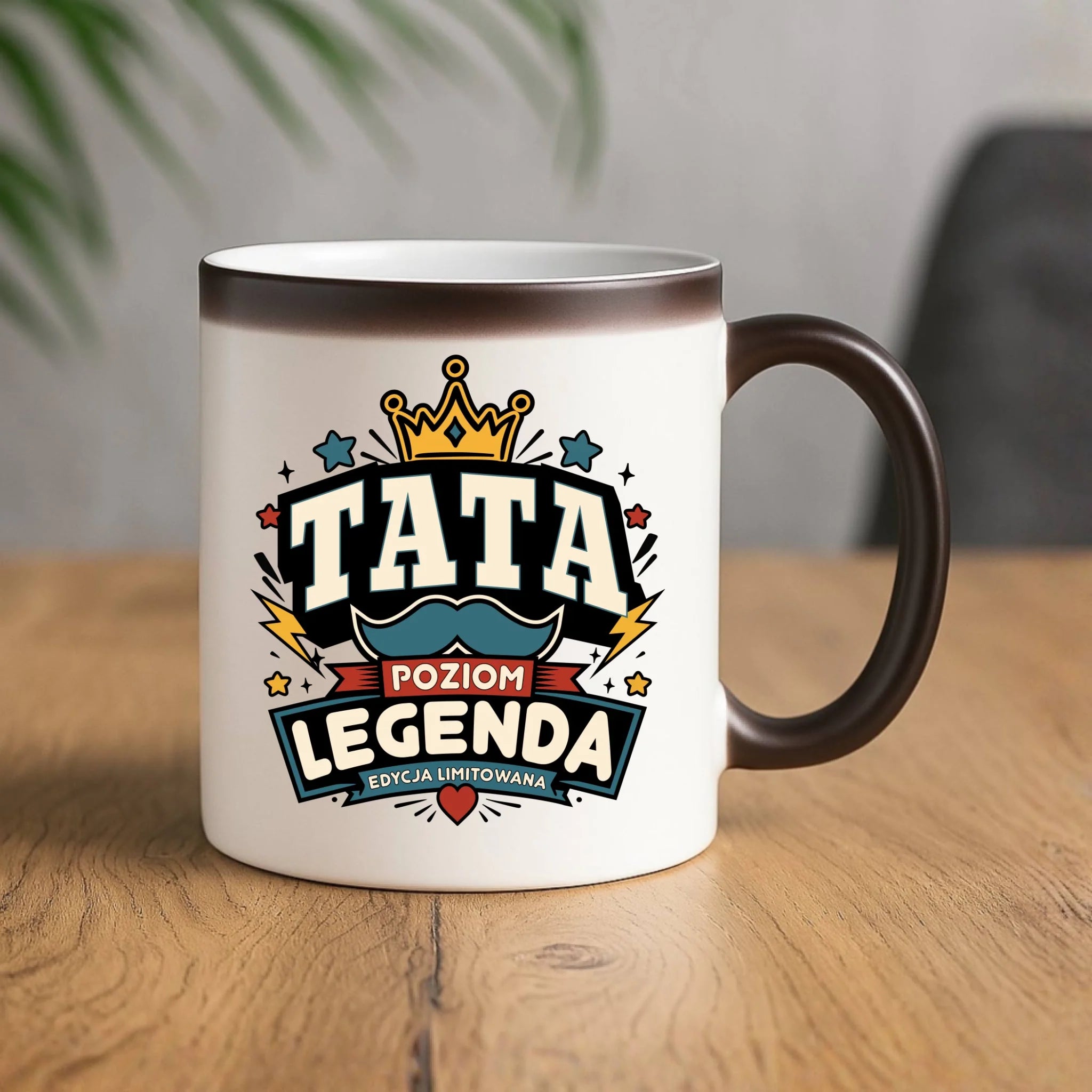 Kubek magiczny dla taty - Legenda Edycja Limitowana DT26 - StoryCups.pl