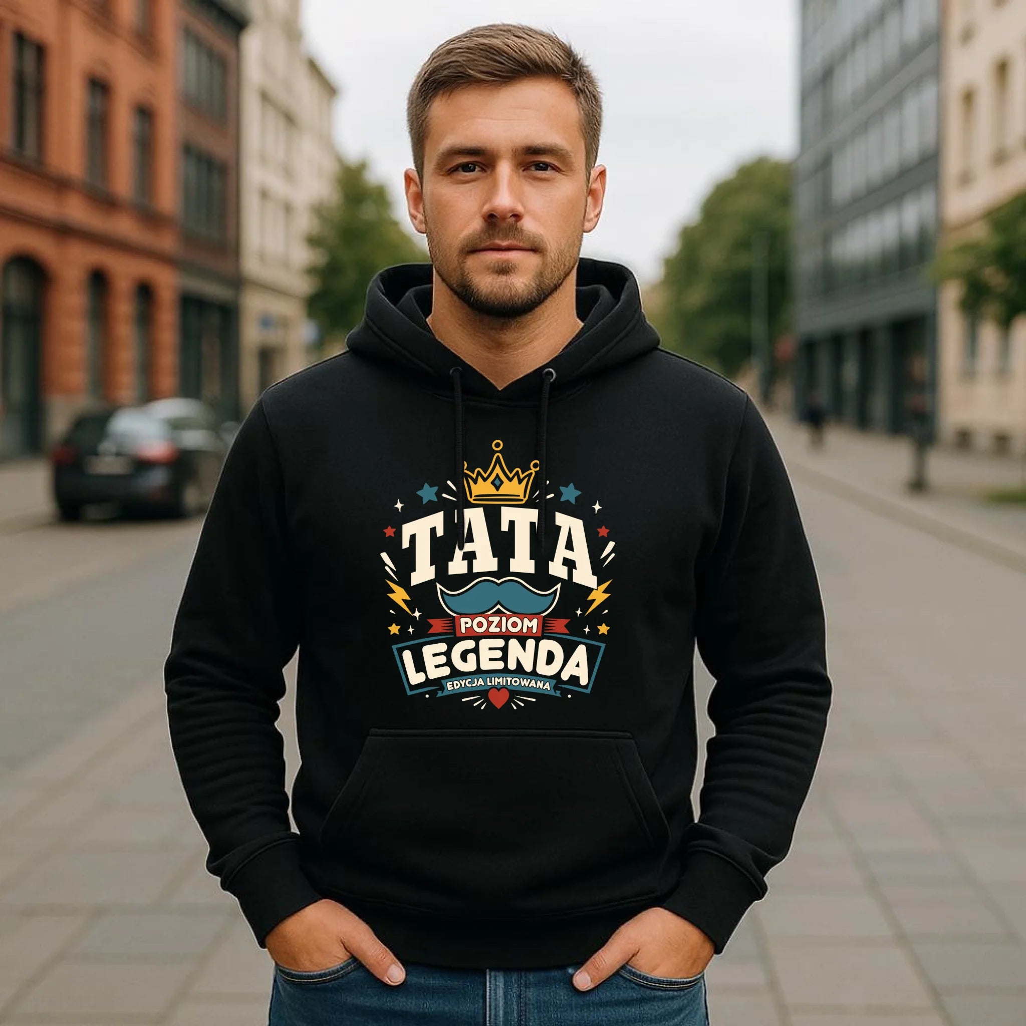 Bluza z kapturem dla taty - Legenda Edycja Limitowana DT26 - StoryCups.pl