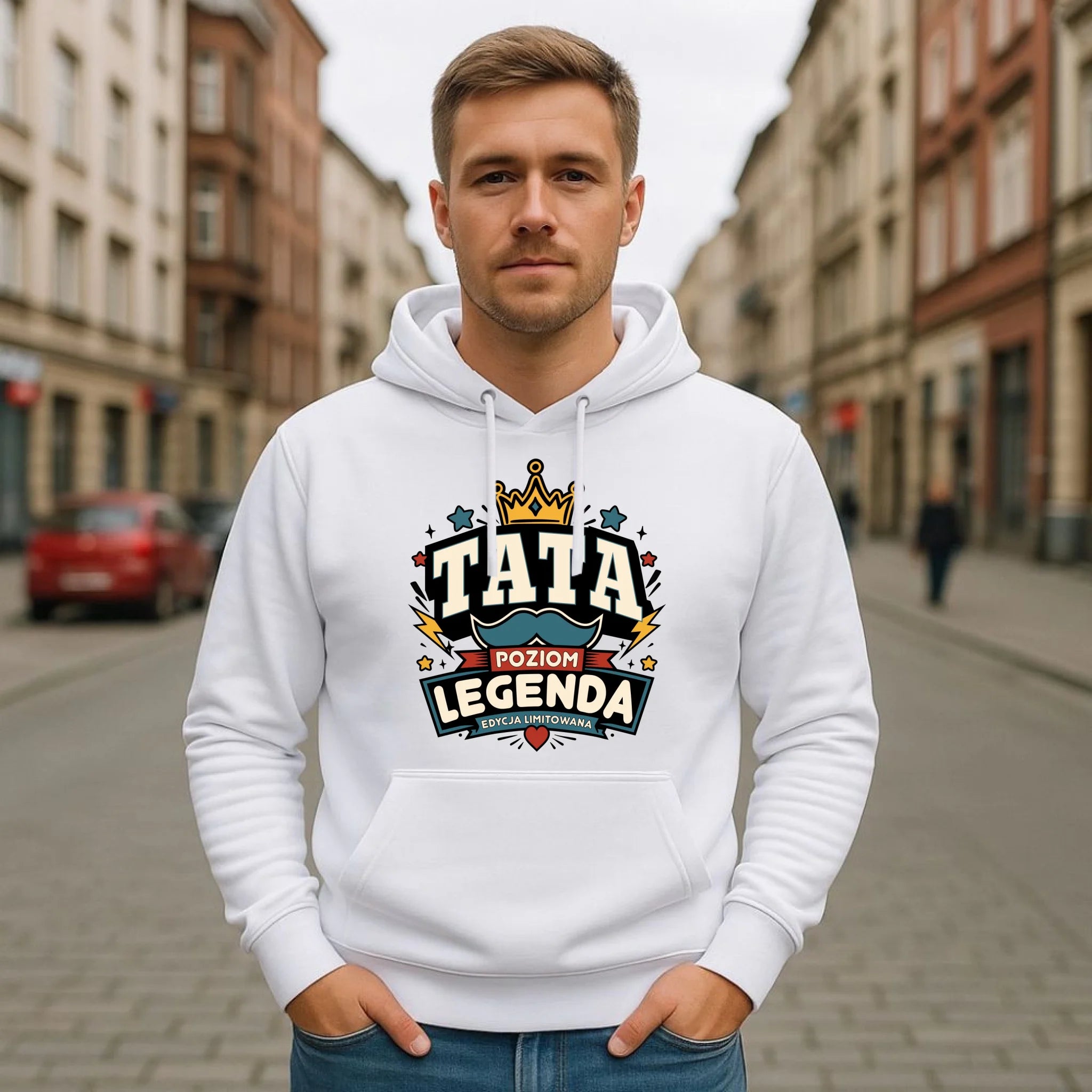 Bluza z kapturem dla taty - Legenda Edycja Limitowana DT26 - StoryCups.pl