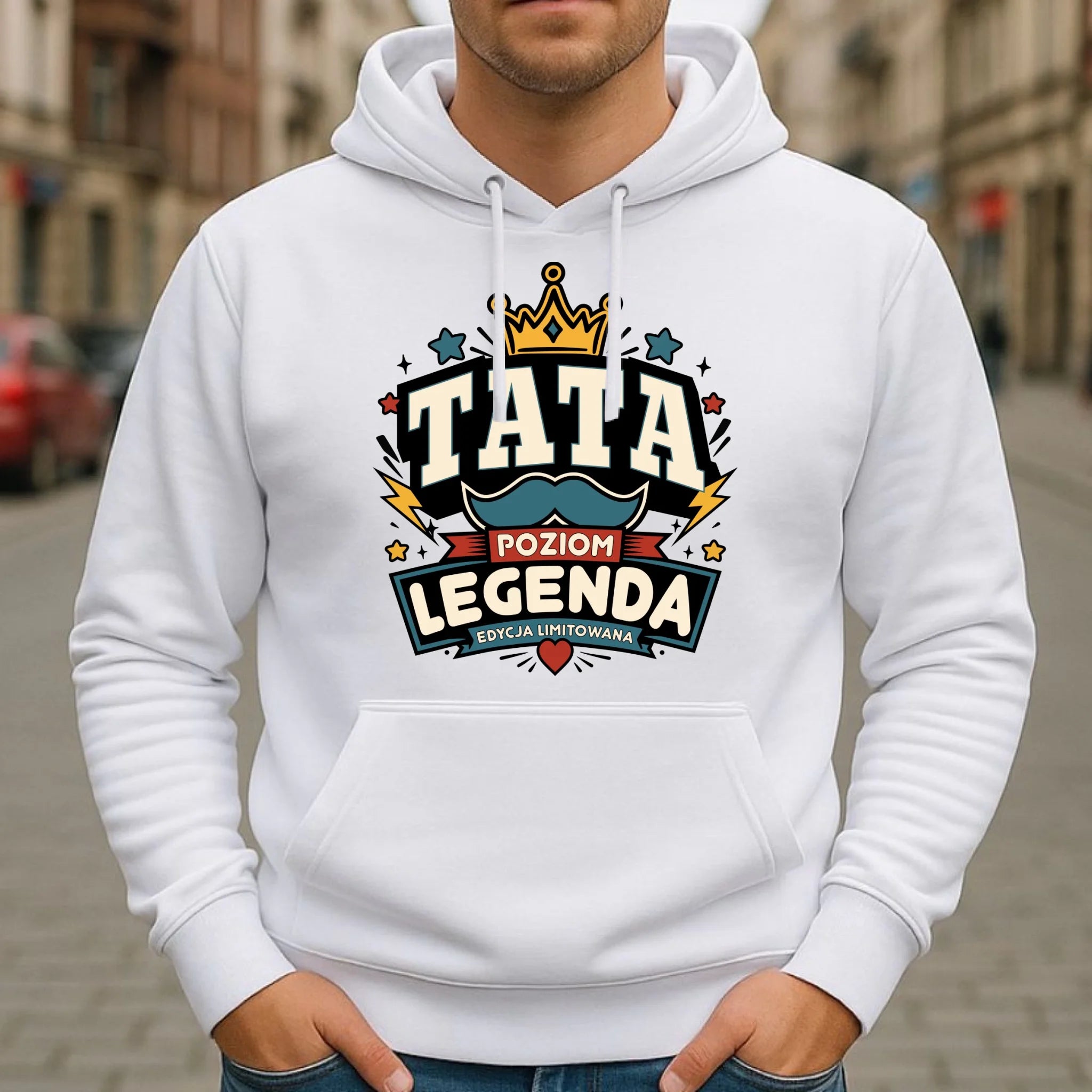 Bluza z kapturem dla taty - Legenda Edycja Limitowana DT26 - StoryCups.pl
