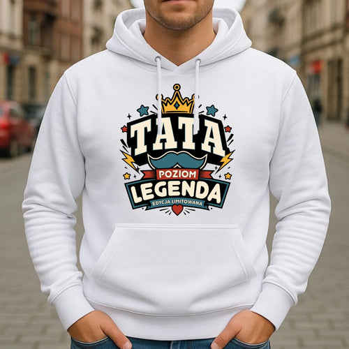 Bluza z kapturem dla taty - Legenda Edycja Limitowana DT26 - StoryCups.pl