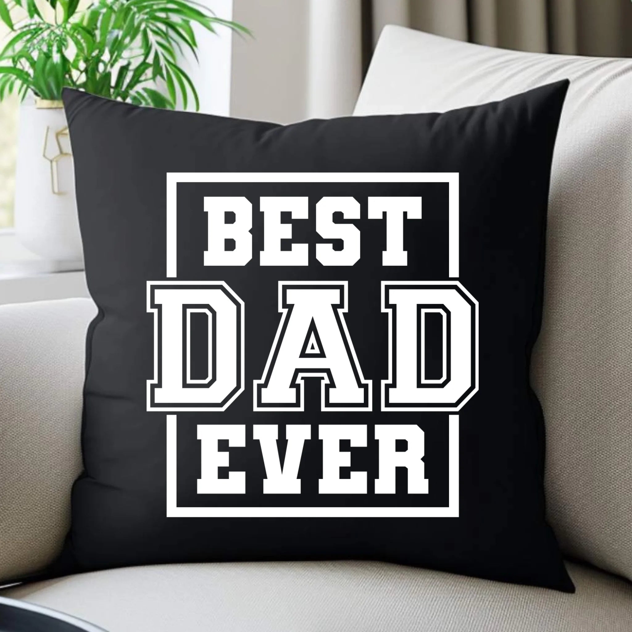 Poduszka dekoracyjna dla taty - Best dad ever DT27 - StoryCups.pl