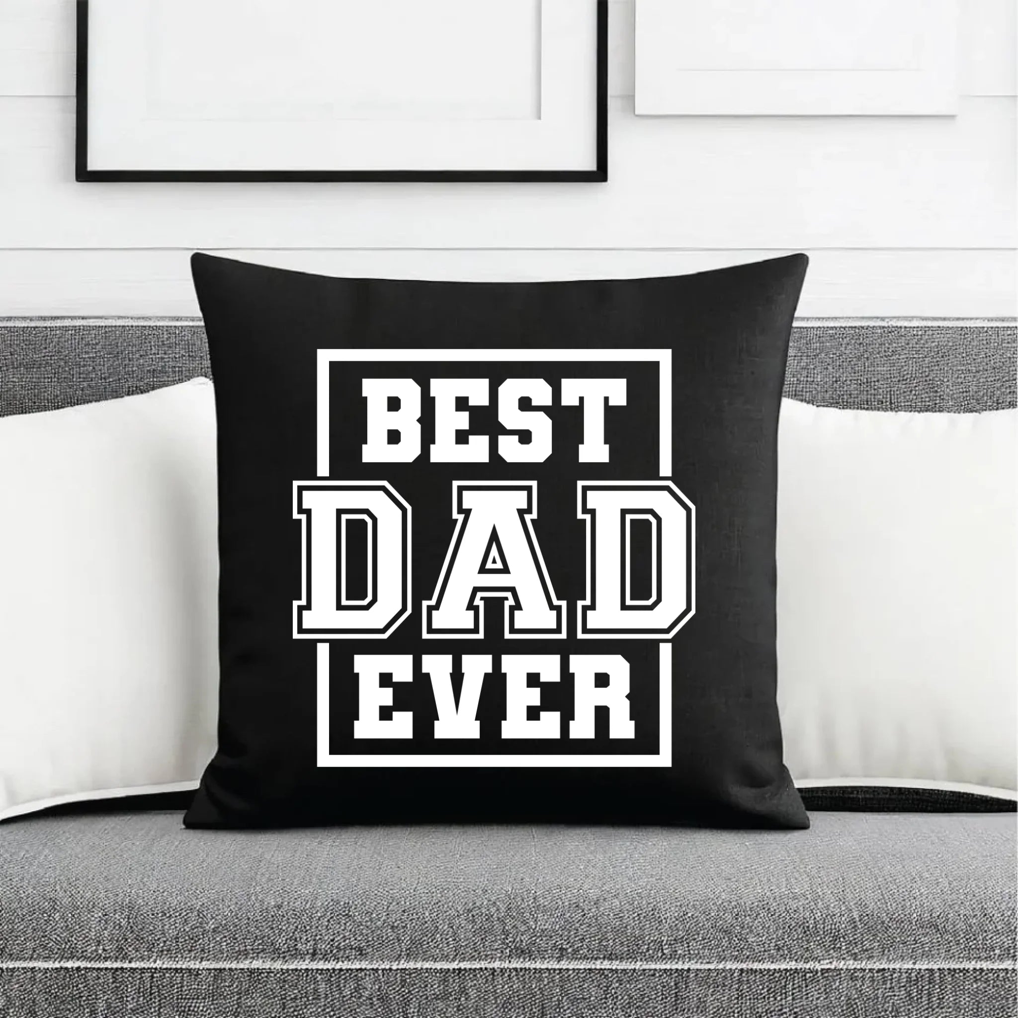 Poduszka dekoracyjna dla taty - Best dad ever DT27 - StoryCups.pl