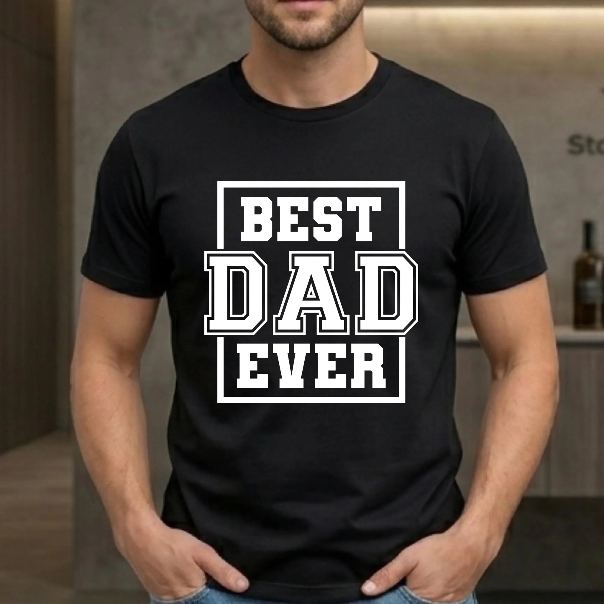 Koszulka dla taty - Best dad ever DT27 - StoryCups.pl