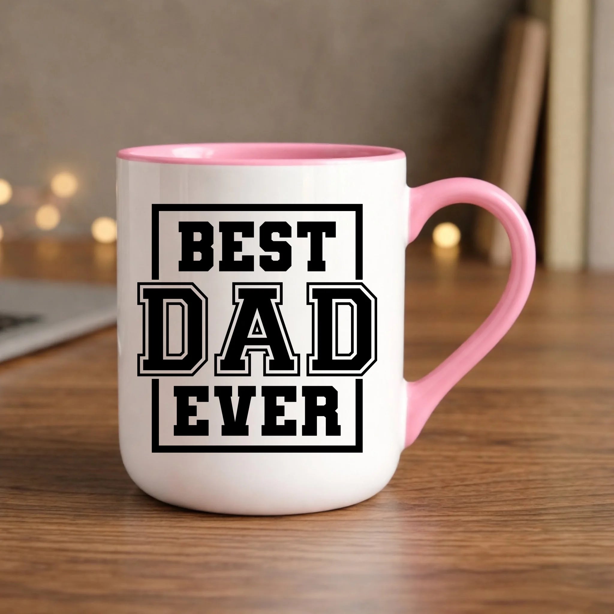 Kubek elegant dla taty - Best dad ever DT27 - StoryCups.pl