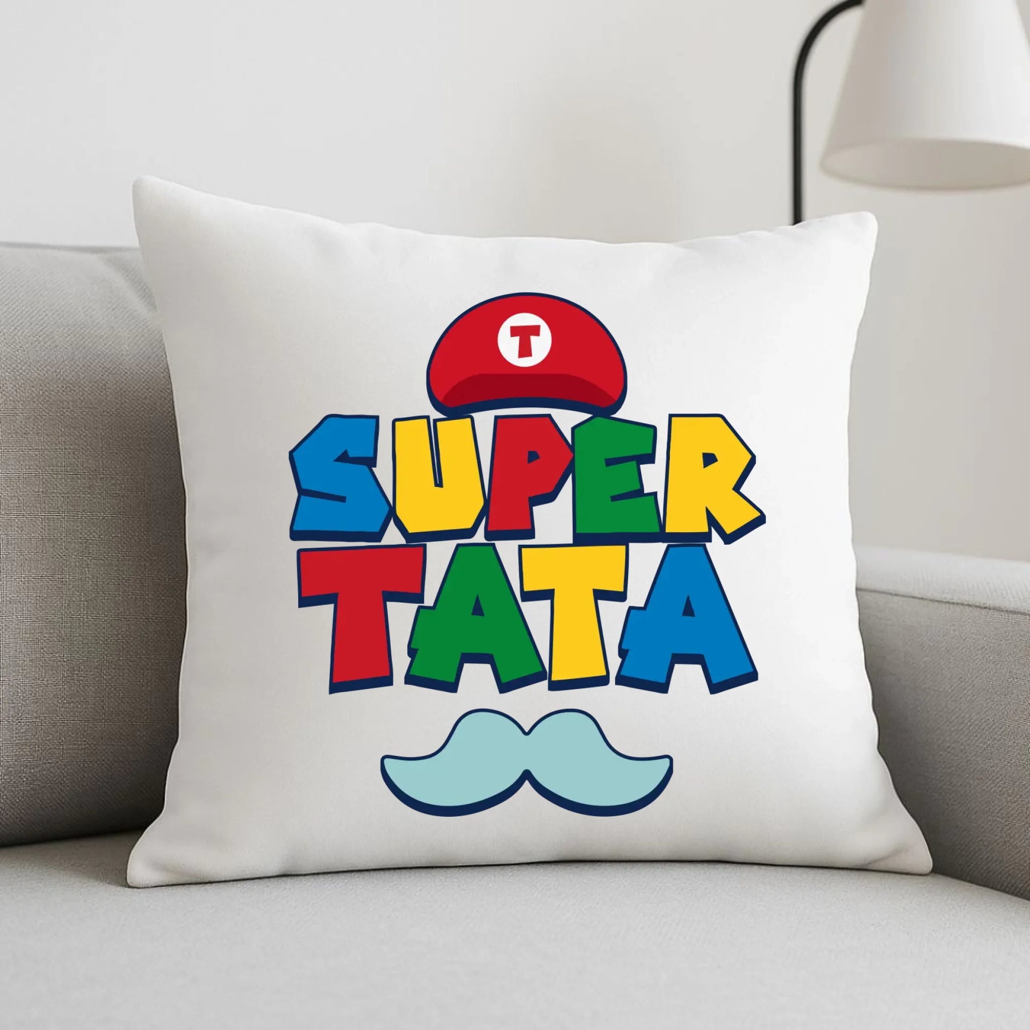 Poduszka dla taty - Super Tata w stylu Mario DT28 - StoryCups.pl