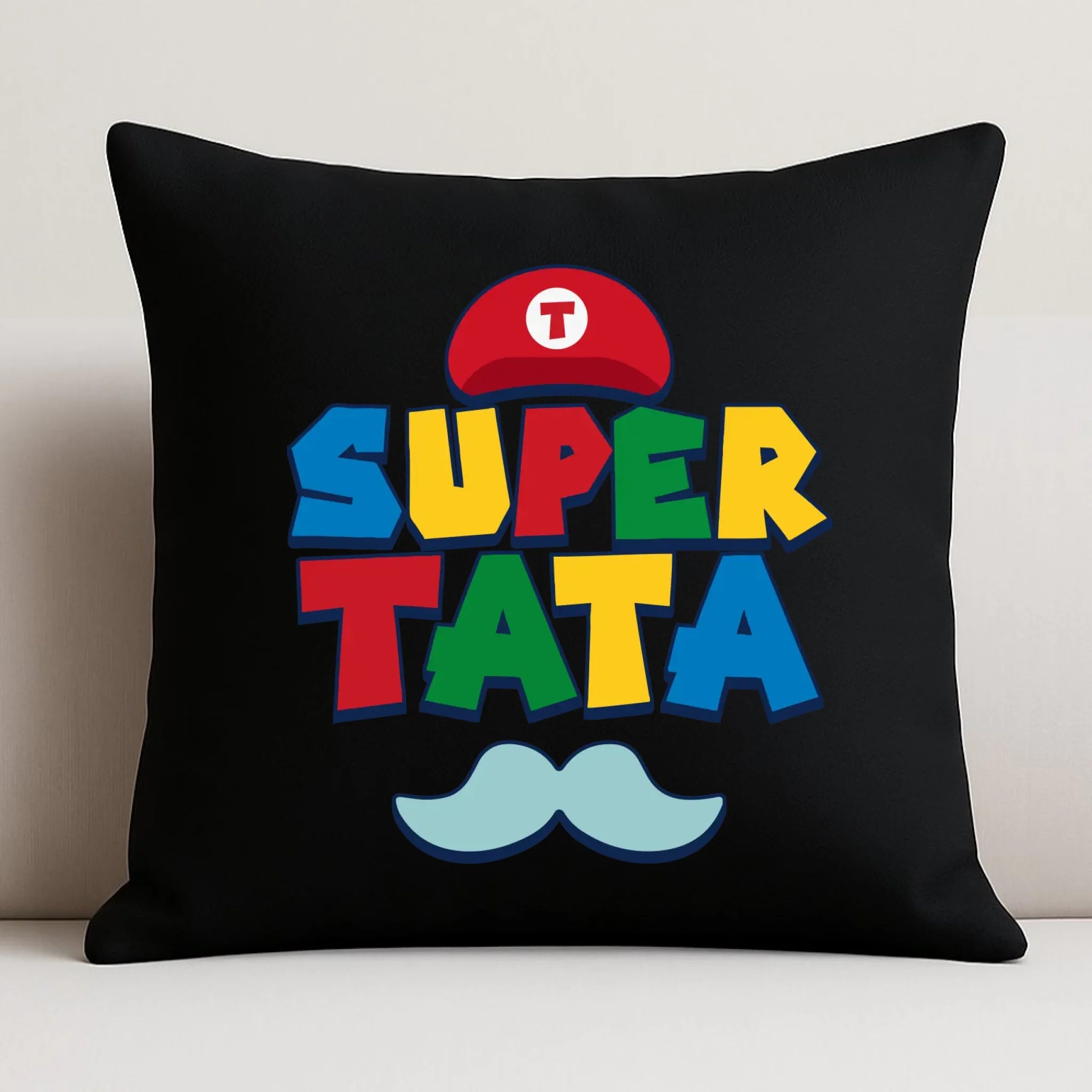 Poduszka dekoracyjna dla taty - Super Tata w stylu Mario DT28 - StoryCups.pl