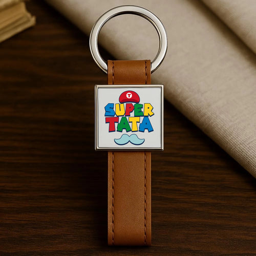 Brelok dla taty - Super Tata w stylu Mario DT28 - StoryCups.pl