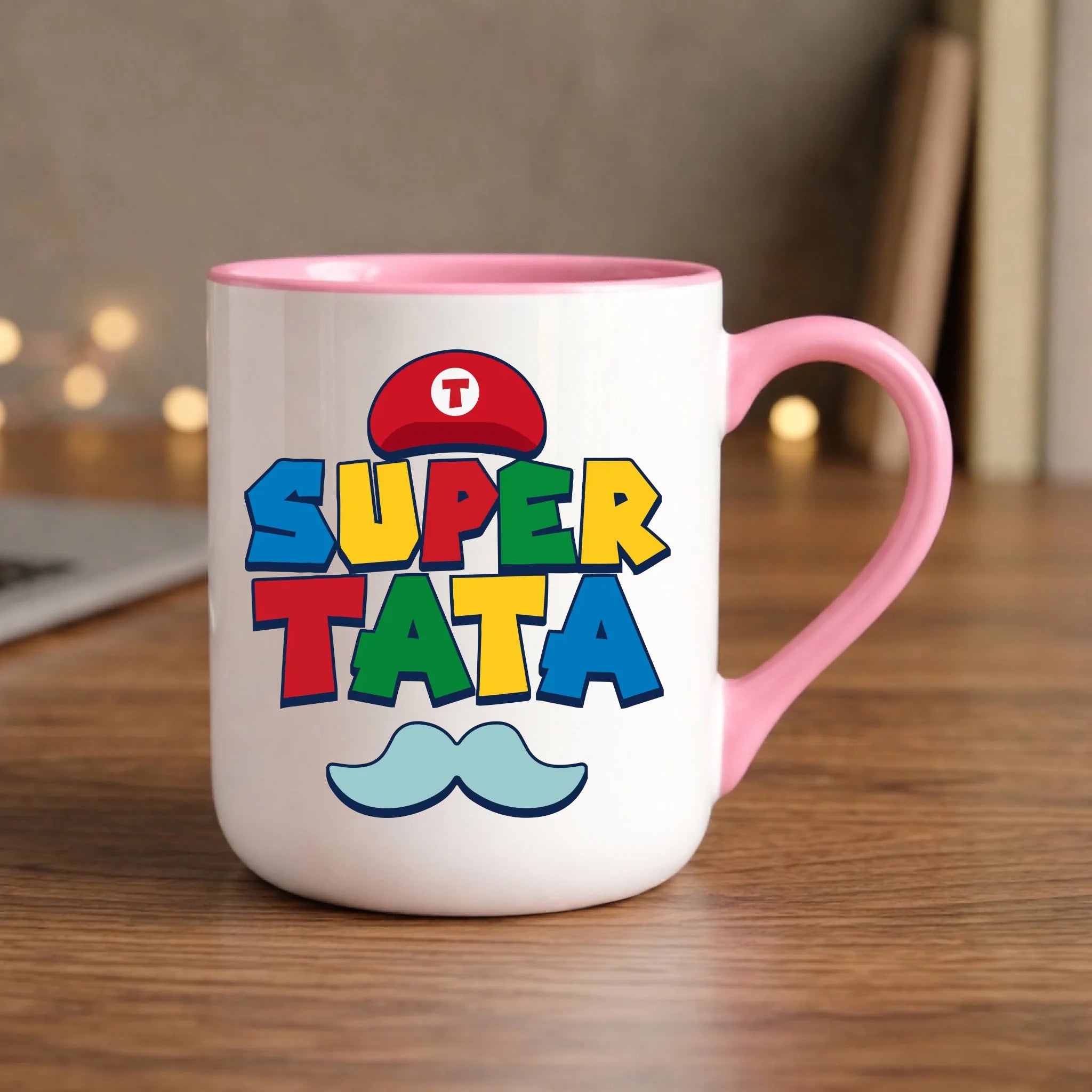 Kubek elegant dla taty - Super Tata w stylu Mario DT28 - StoryCups.pl