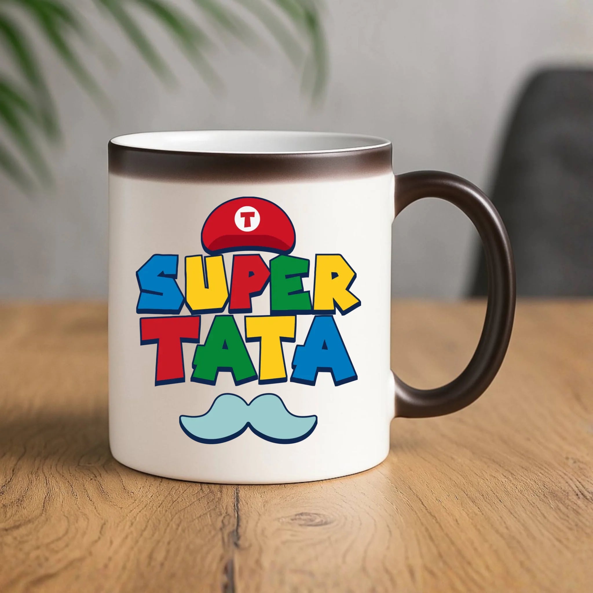 Kubek magiczny dla taty - Super Tata w stylu Mario DT28 - StoryCups.pl