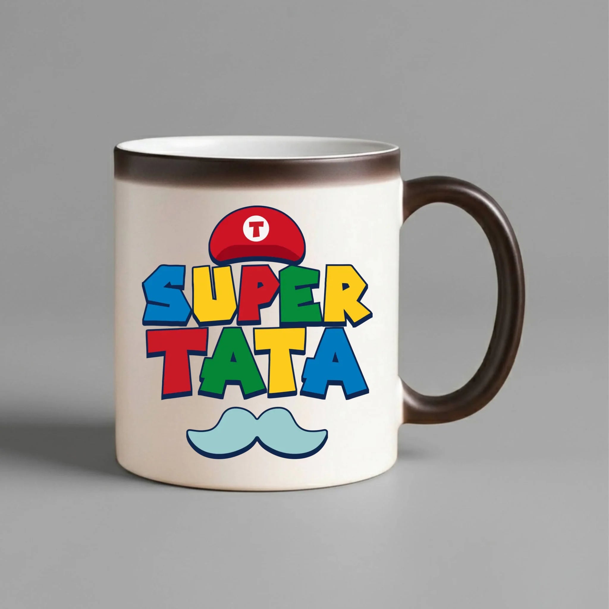Kubek magiczny dla taty - Super Tata w stylu Mario DT28 - StoryCups.pl