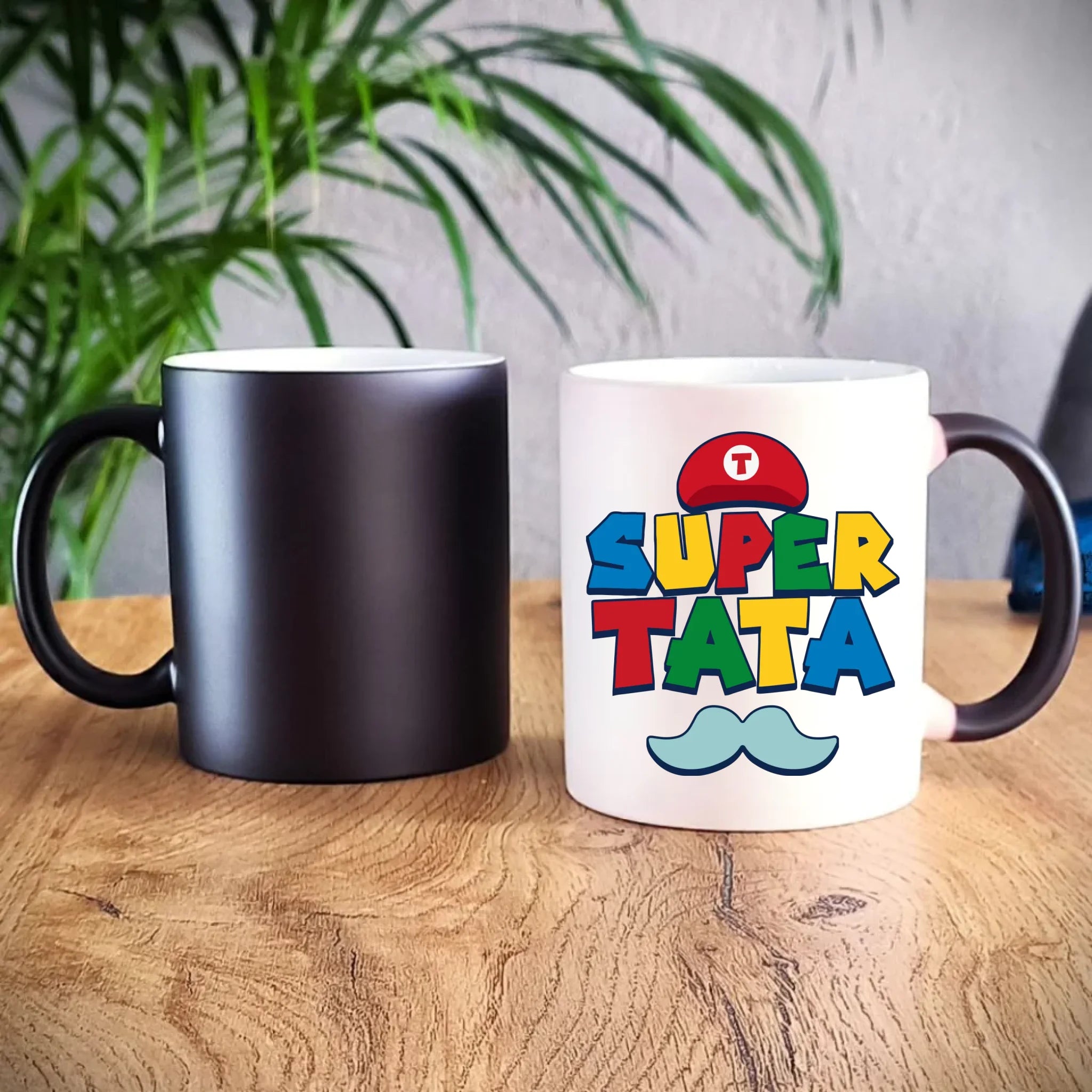 Kubek magiczny dla taty - Super Tata w stylu Mario DT28 - StoryCups.pl