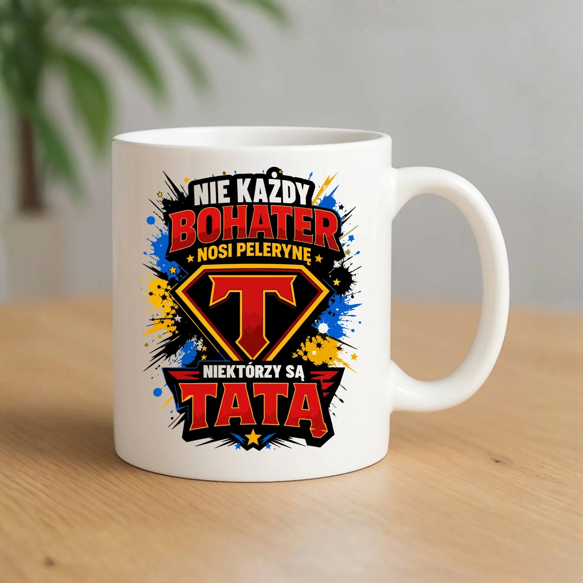 Kubek dla taty - Nie każdy bohater nosi pelerynę DT29 - StoryCups.pl