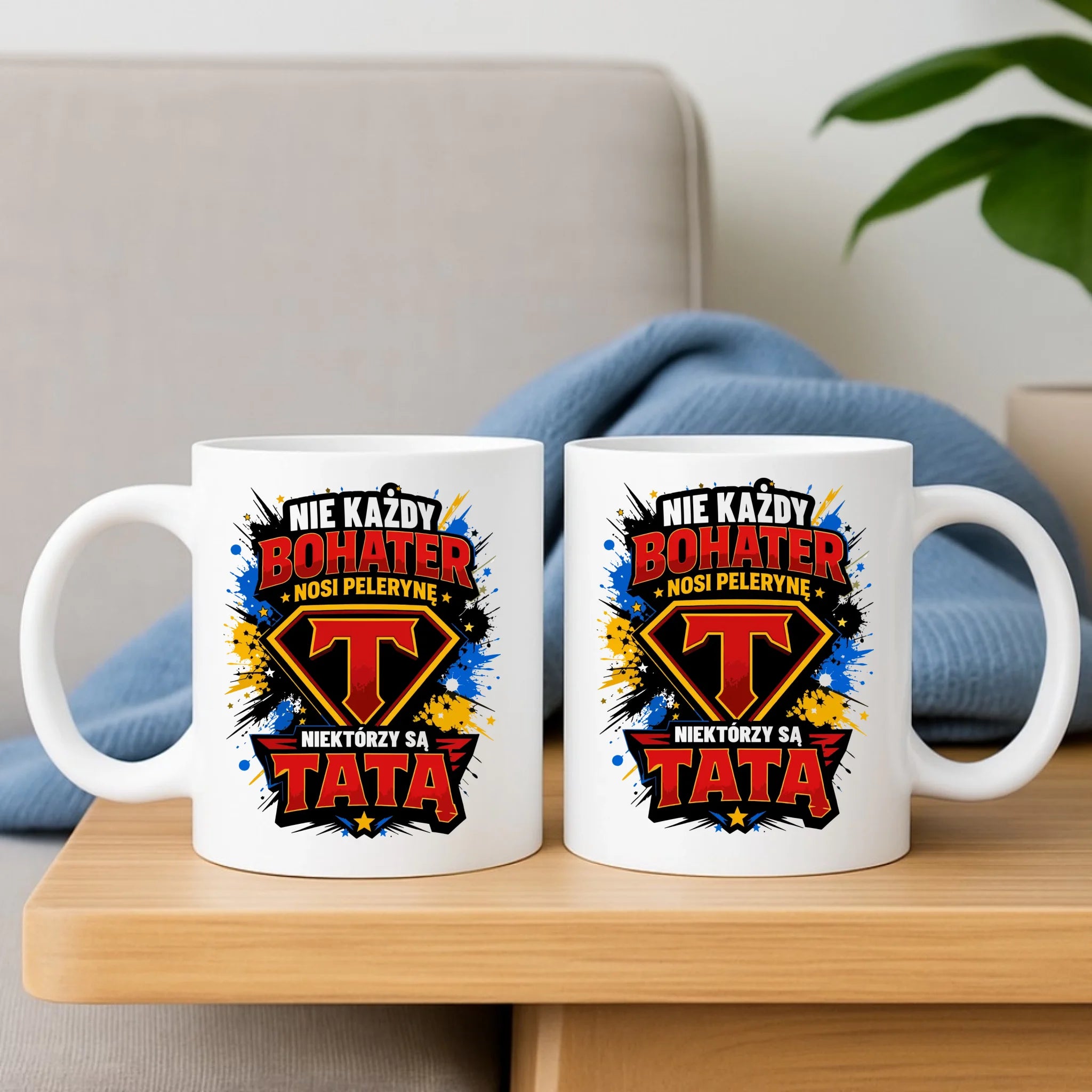 Kubek dla taty - Nie każdy bohater nosi pelerynę DT29 - StoryCups.pl