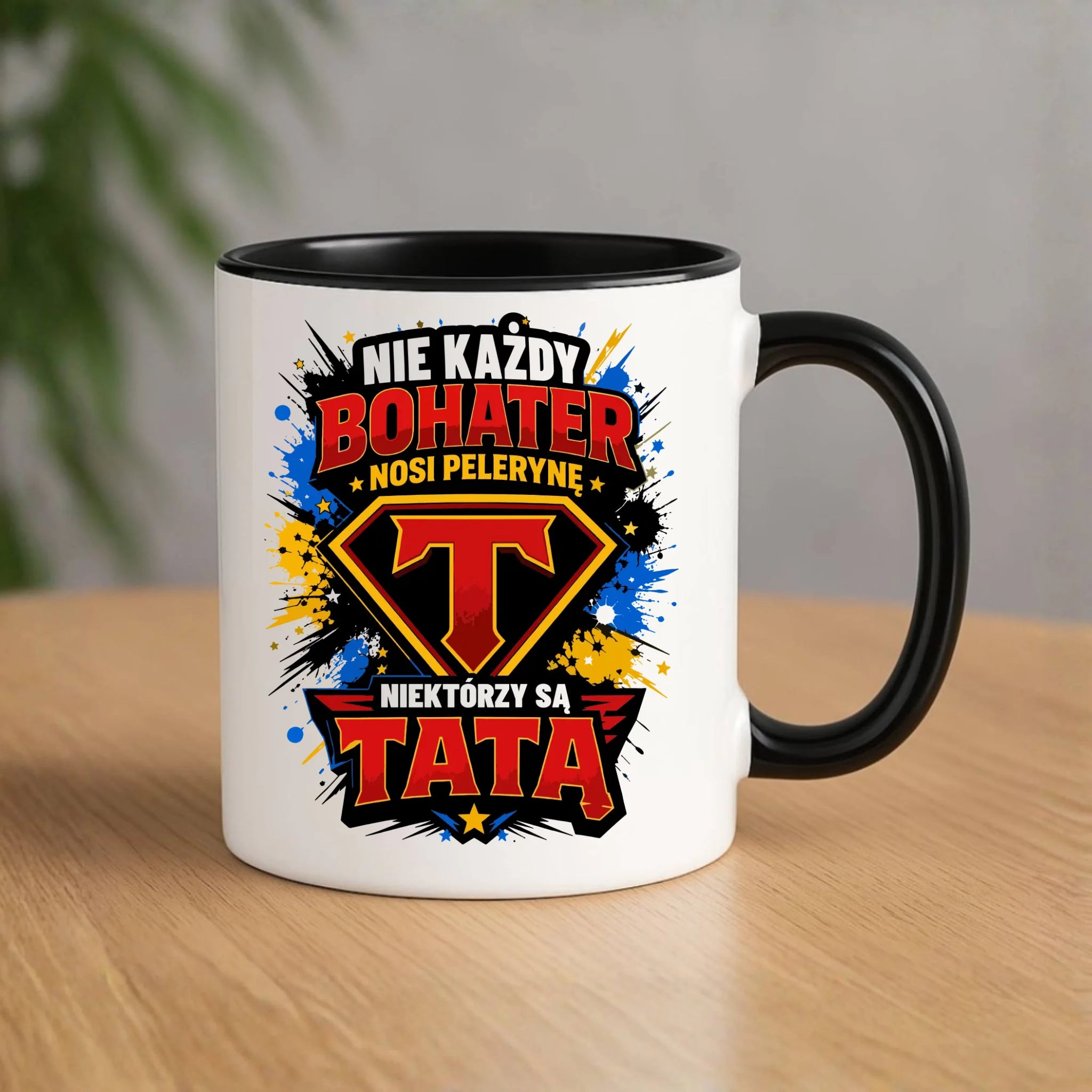 Kubek dla taty - Nie każdy bohater nosi pelerynę DT29 - StoryCups.pl