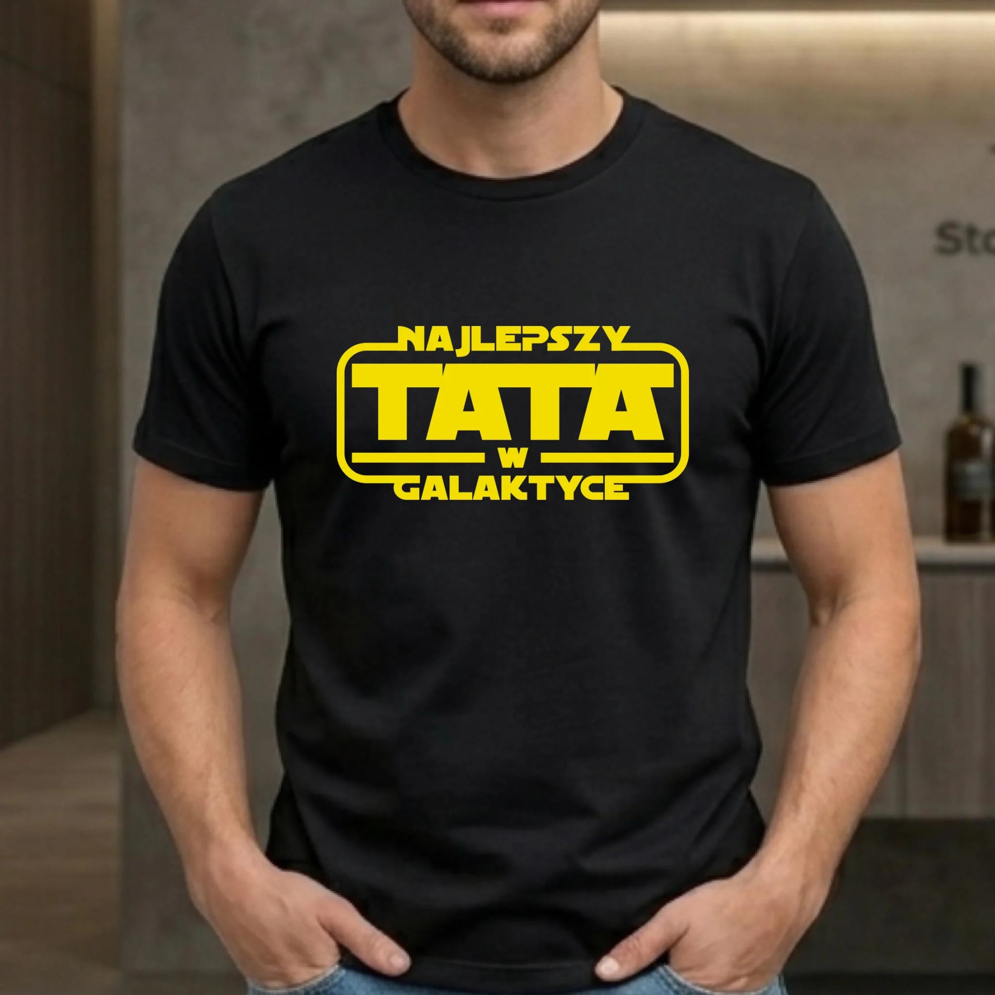 Koszulka dla taty - Najlepszy Tata w galaktyce DT30 - StoryCups.pl