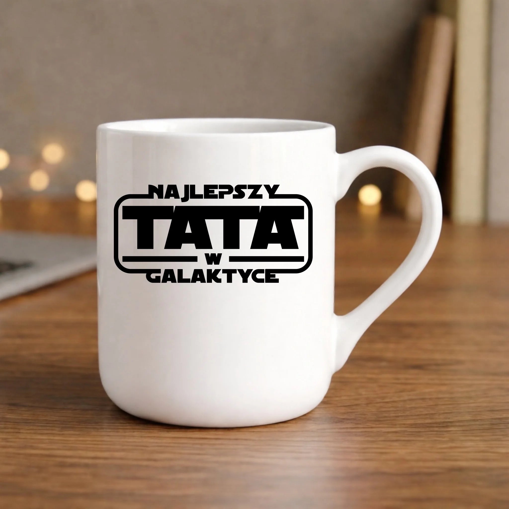 Kubek elegant dla taty - Najlepszy Tata w galaktyce DT30 - StoryCups.pl