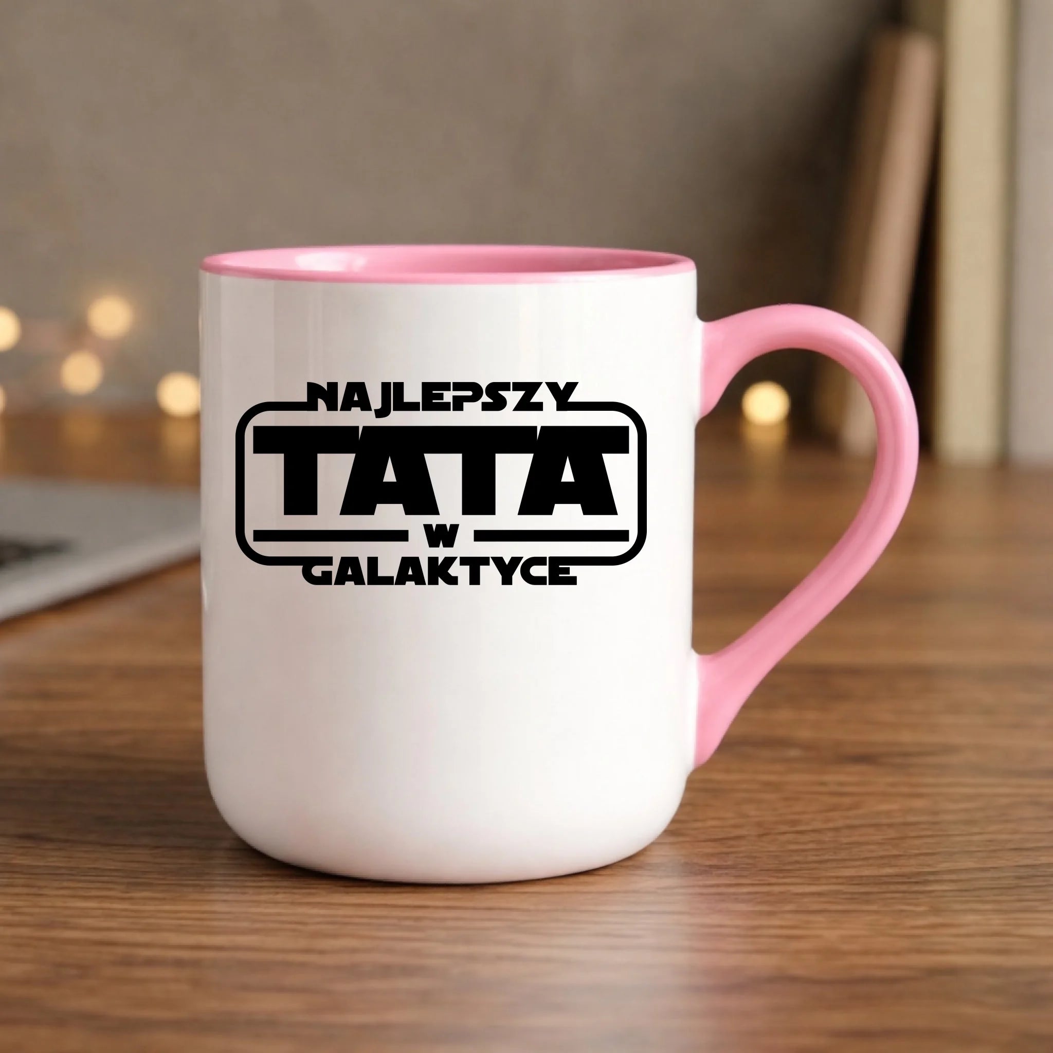 Kubek elegant dla taty - Najlepszy Tata w galaktyce DT30 - StoryCups.pl