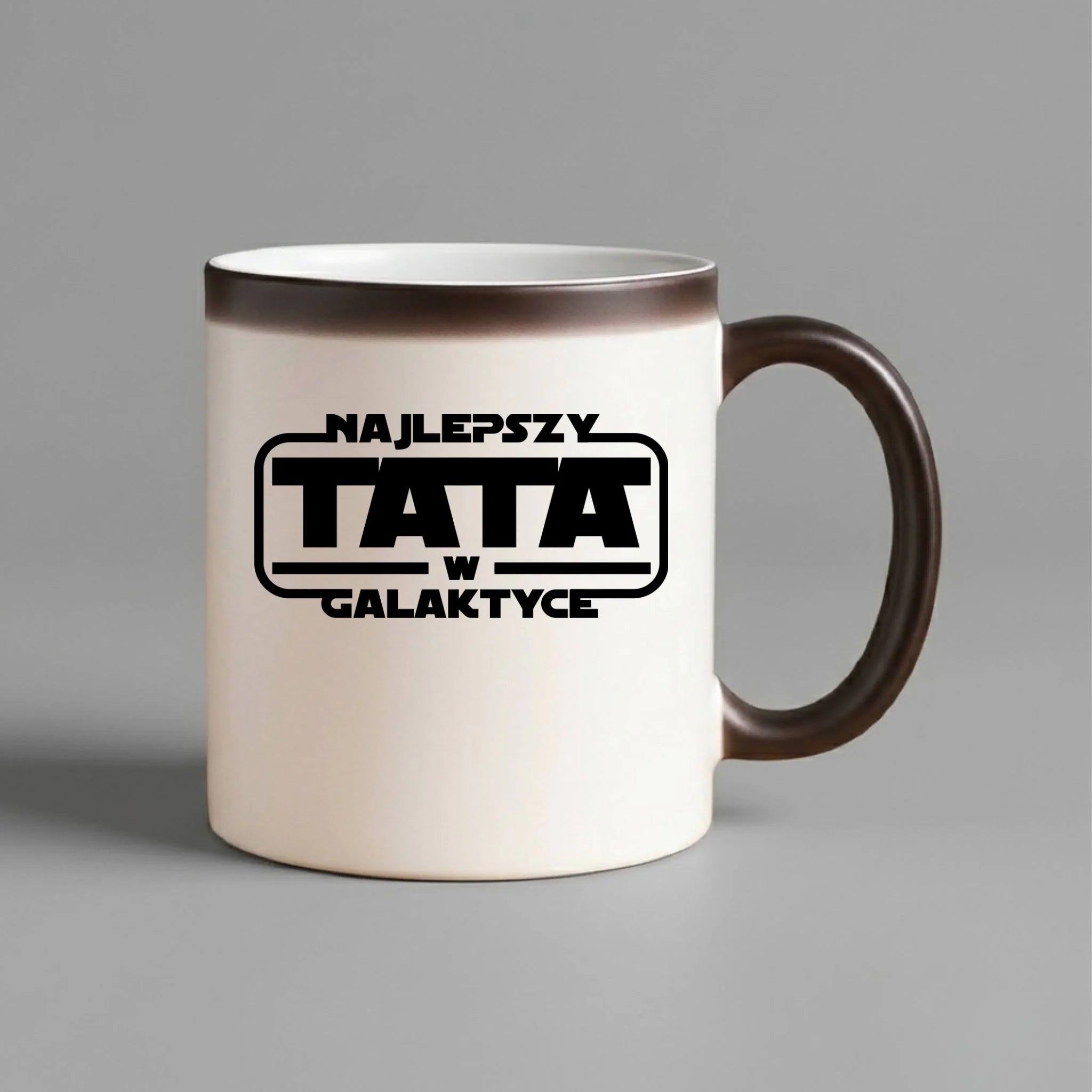 Kubek magiczny dla taty - Najlepszy Tata w galaktyce DT30 - StoryCups.pl