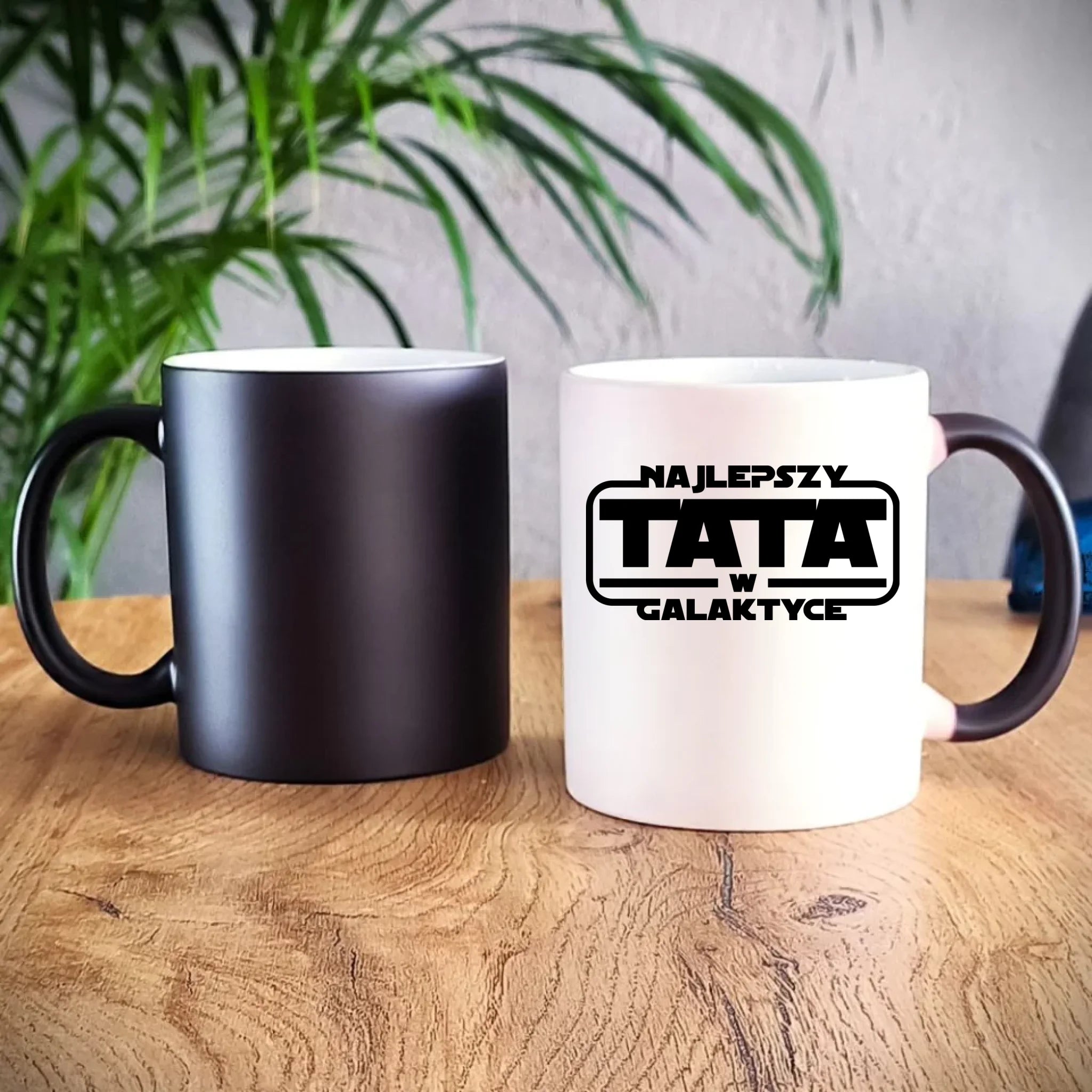 Kubek magiczny dla taty - Najlepszy Tata w galaktyce DT30 - StoryCups.pl