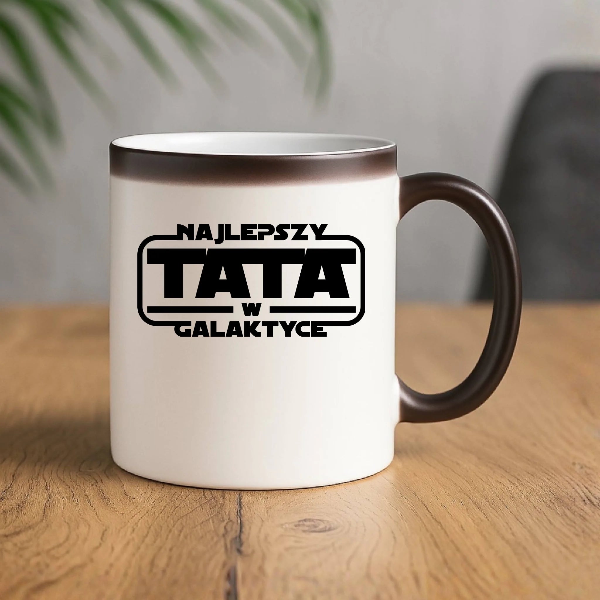 Kubek magiczny dla taty - Najlepszy Tata w galaktyce DT30 - StoryCups.pl