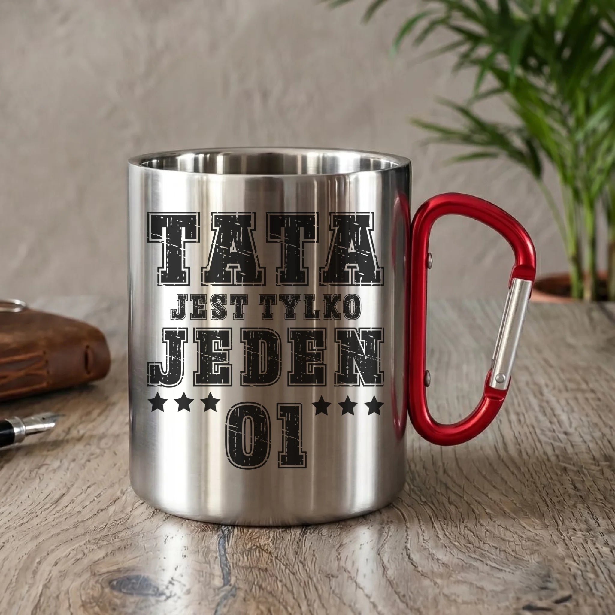 Kubek turystyczny dla taty - Tata jest tylko jeden DT33 - StoryCups.pl