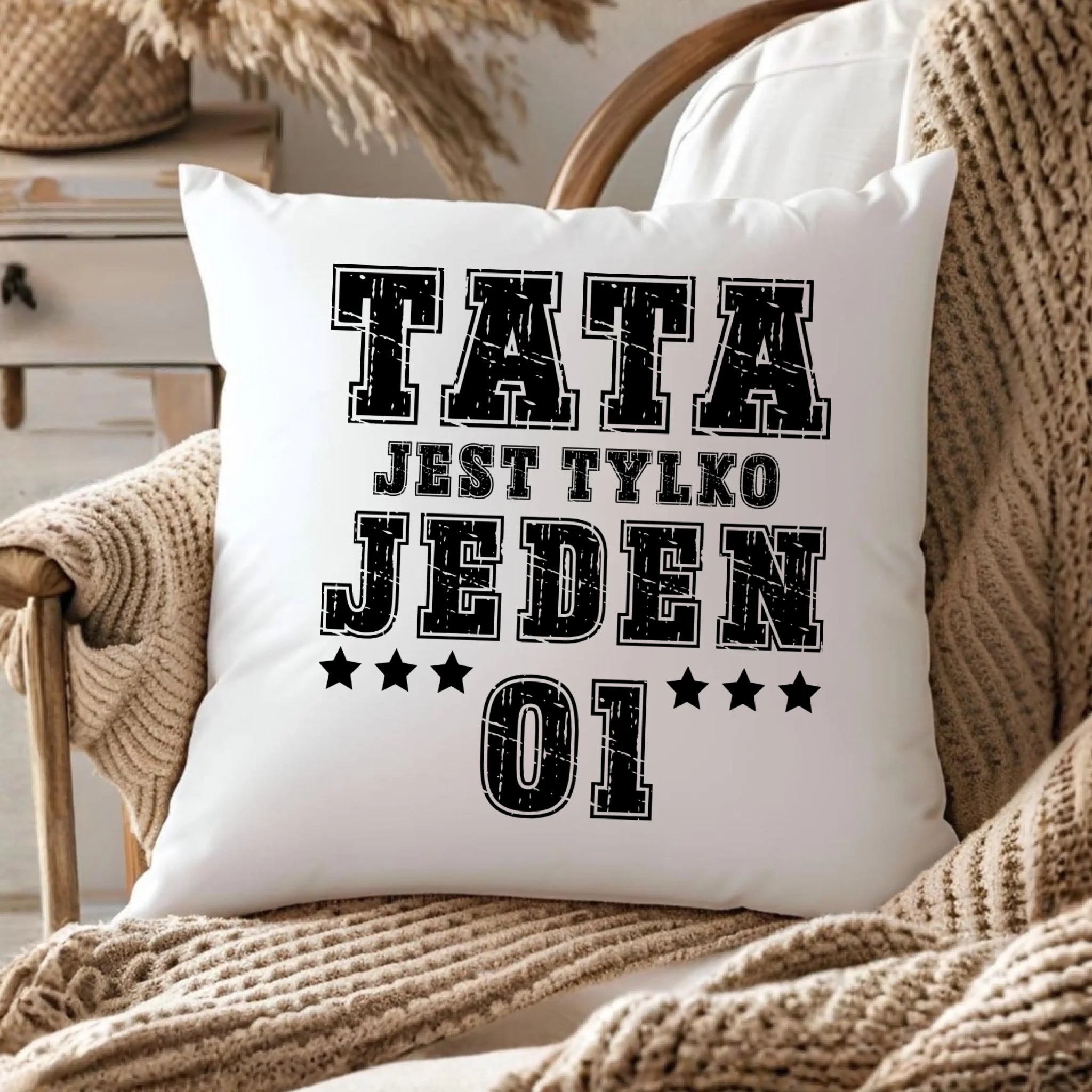 Poduszka dla taty - Tata jest tylko jeden DT33 - StoryCups.pl