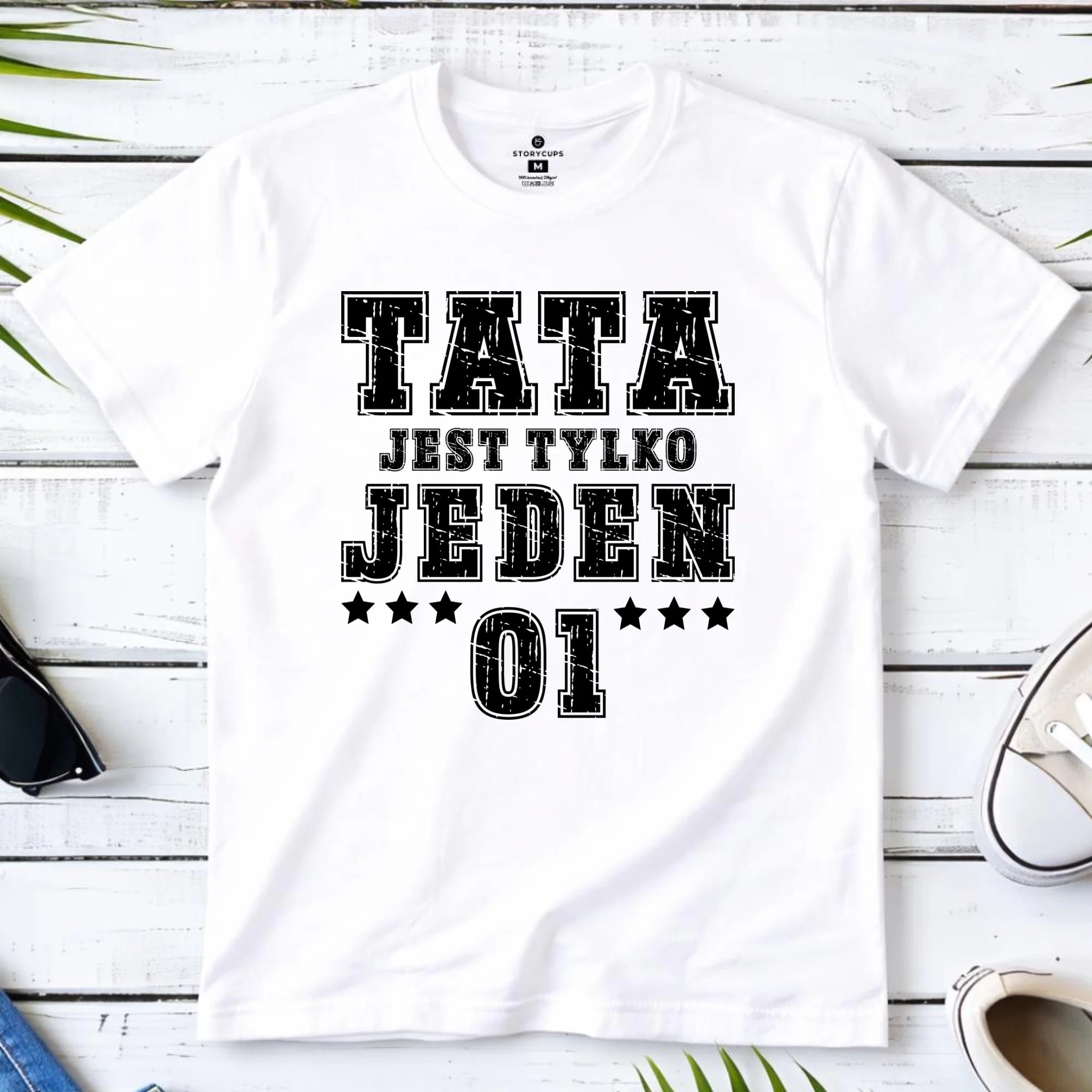Koszulka dla taty - Tata jest tylko jeden DT33 - StoryCups.pl