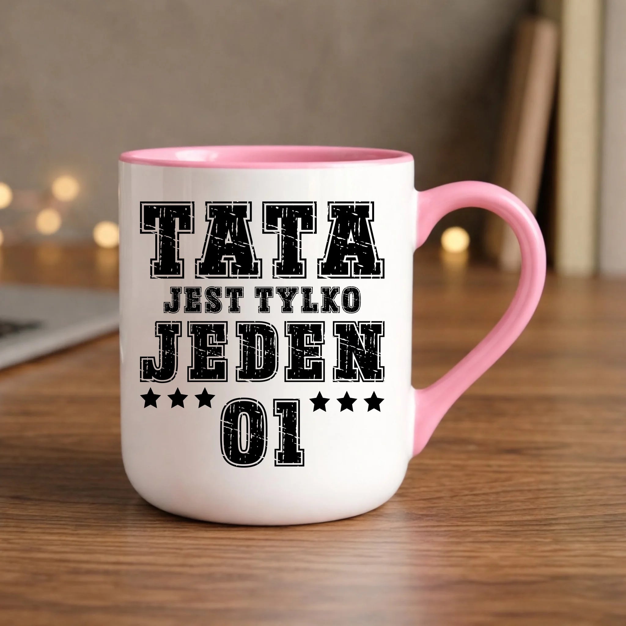 Kubek elegant dla taty - Tata jest tylko jeden DT33 - StoryCups.pl