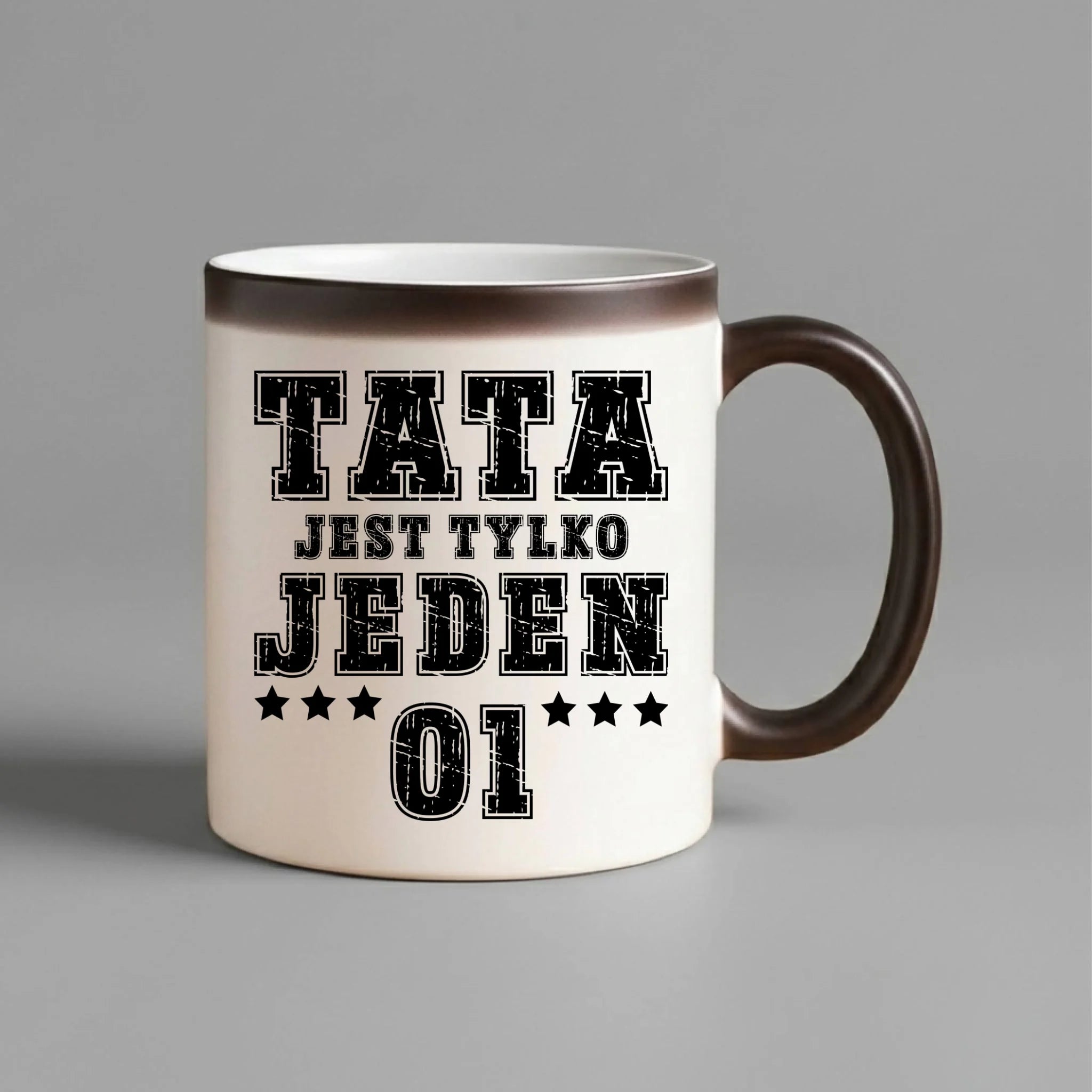 Kubek magiczny dla taty - Tata jest tylko jeden DT33 - StoryCups.pl