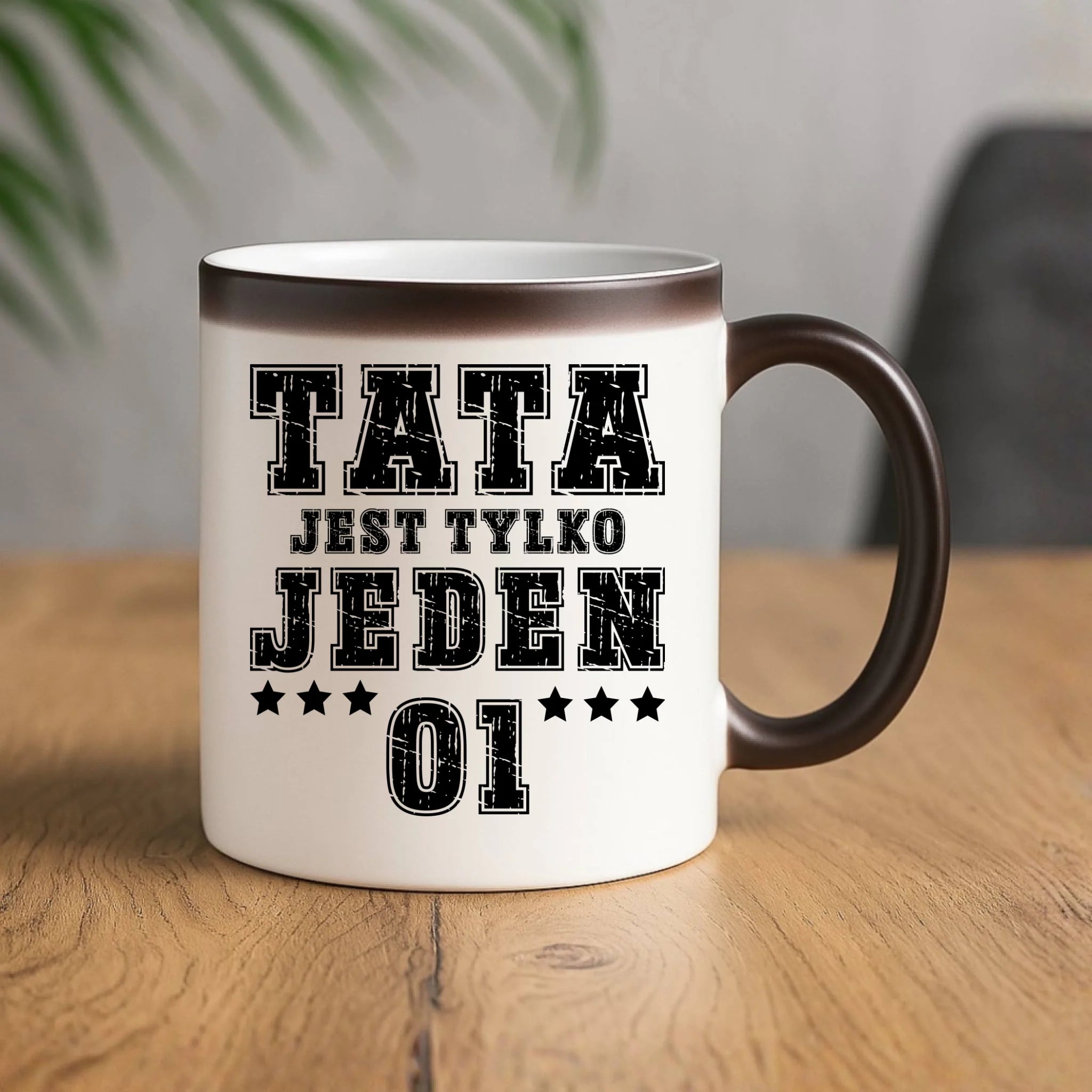 Kubek magiczny dla taty - Tata jest tylko jeden DT33 - StoryCups.pl