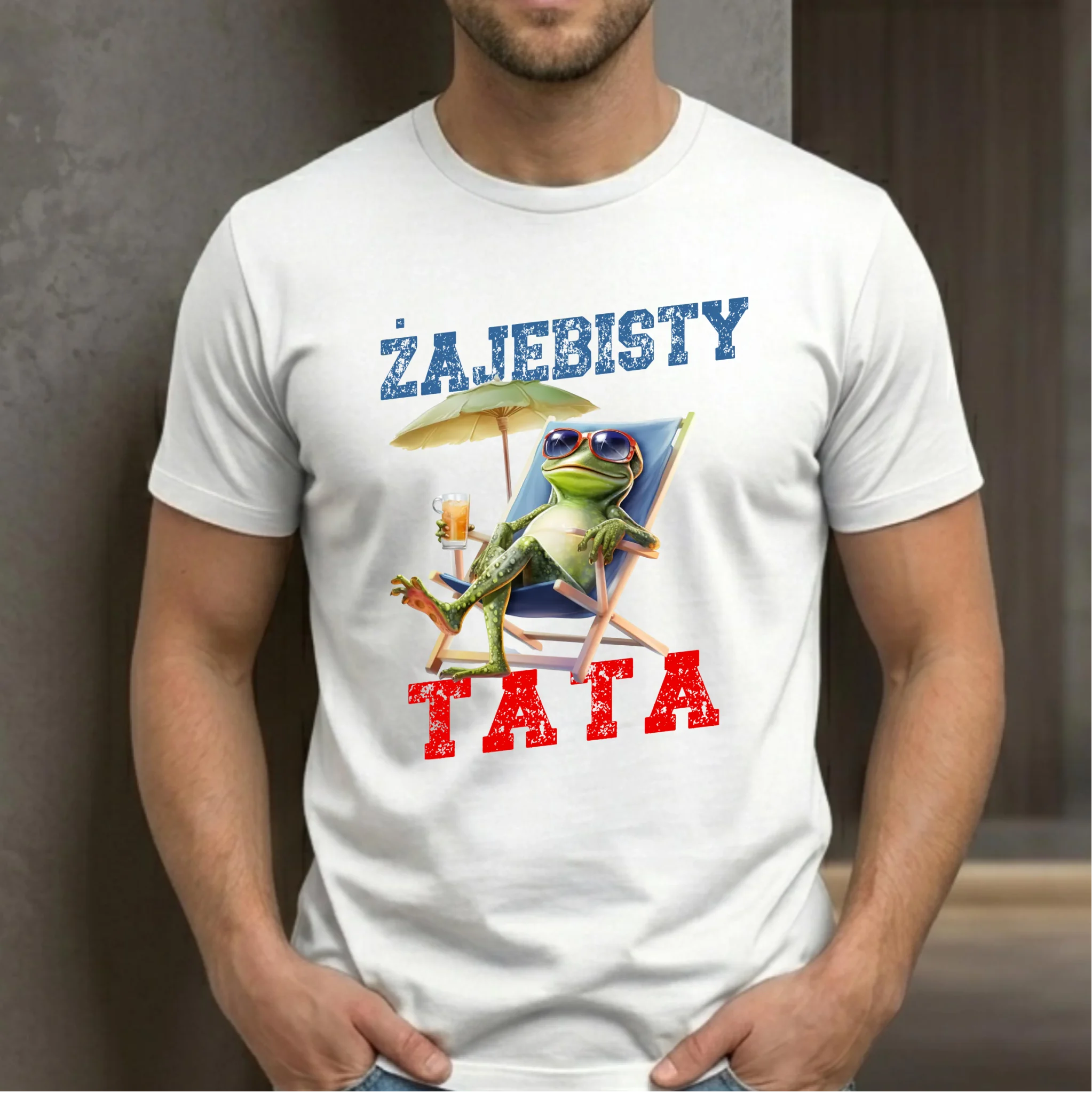 Koszulka dla taty - Żajebisty Tata DT35 - StoryCups.pl