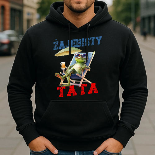 Bluza z kapturem dla taty - Żajebisty Tata DT35 - StoryCups.pl