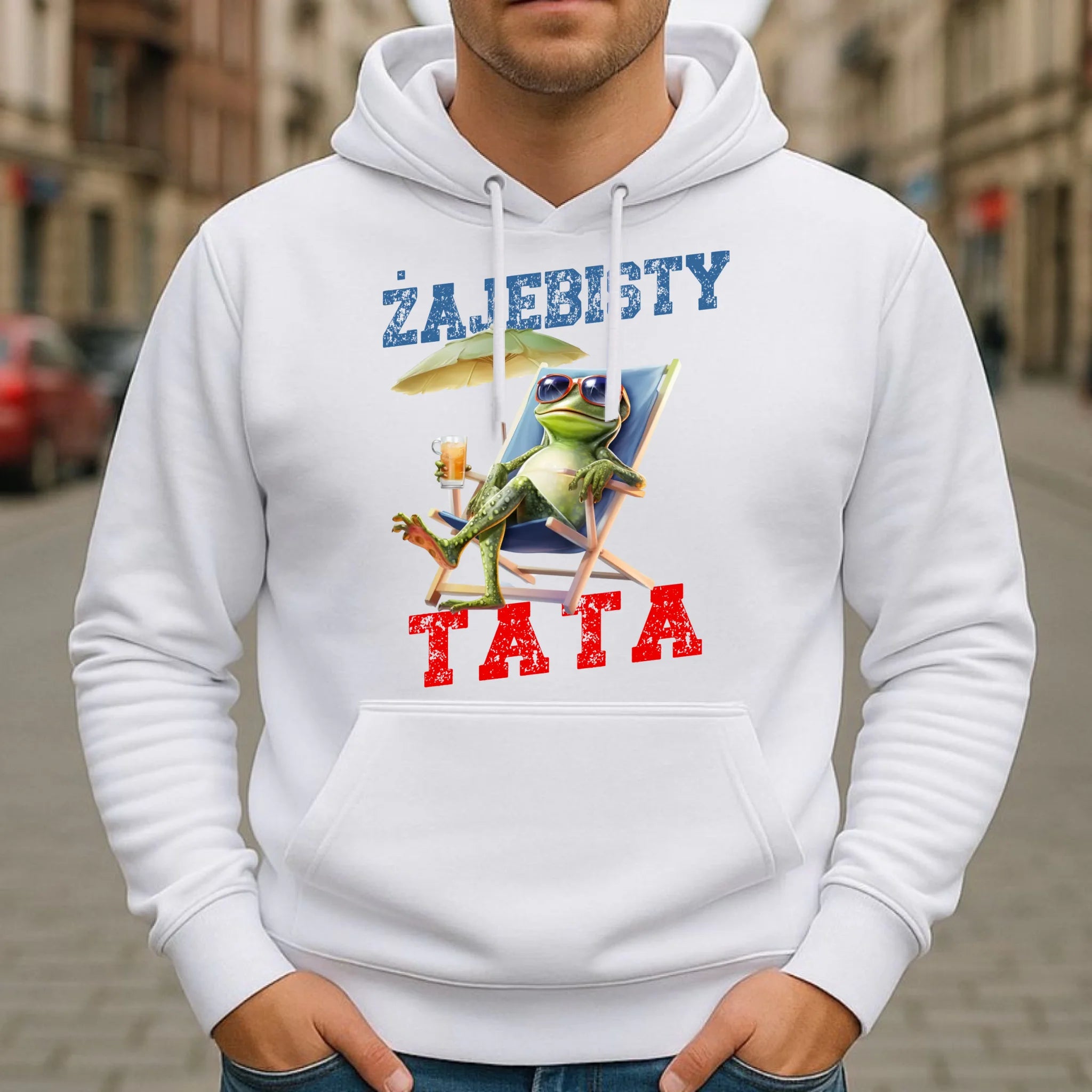 Bluza z kapturem dla taty - Żajebisty Tata DT35 - StoryCups.pl