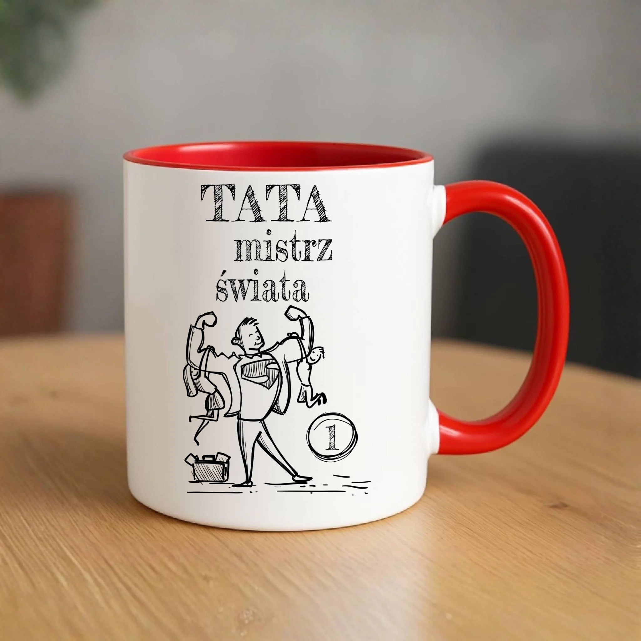 Kubek dla taty - Tata Mistrz Świata DT36 - StoryCups.pl
