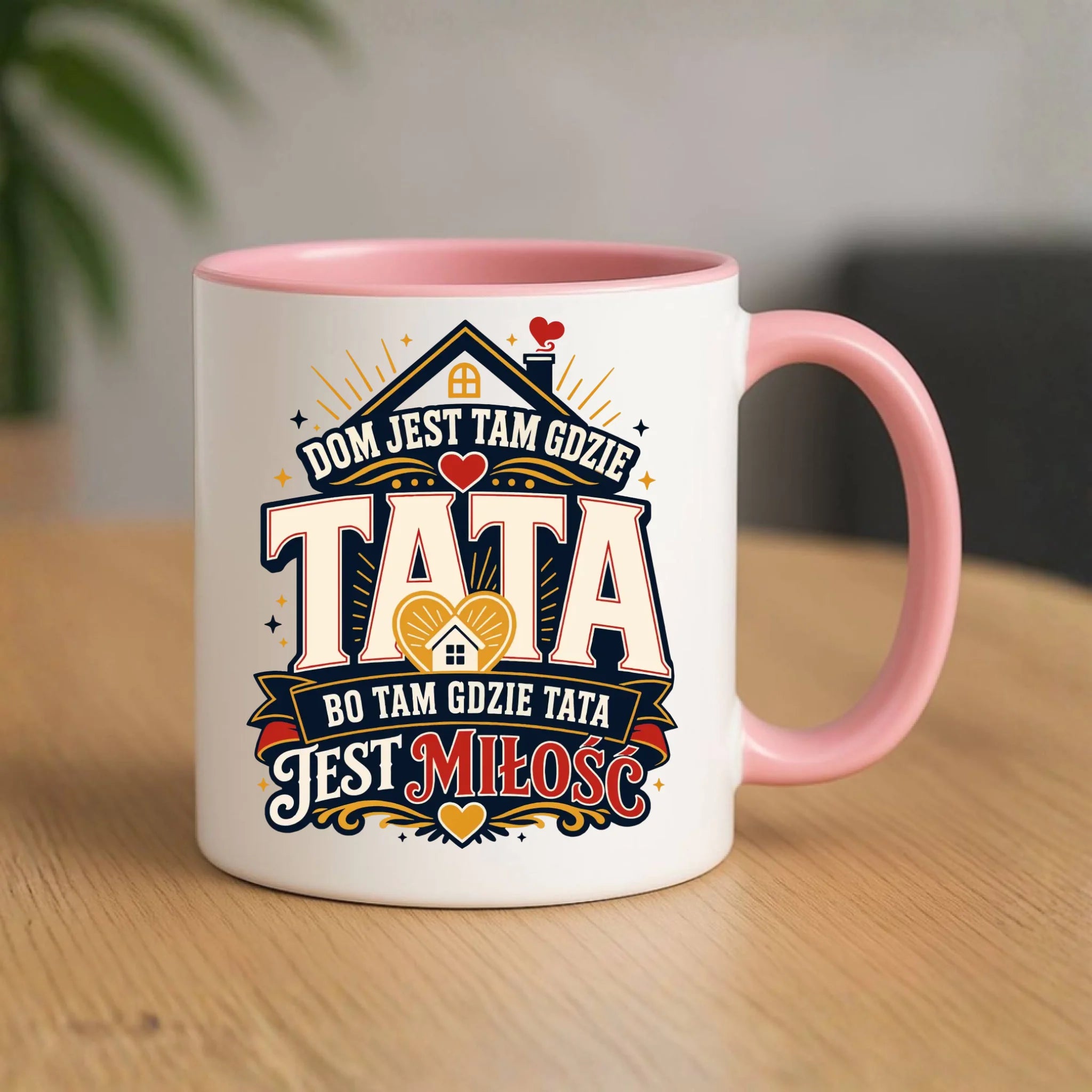 Kubek dla taty - Dom jest tam gdzie tata DT37 - StoryCups.pl